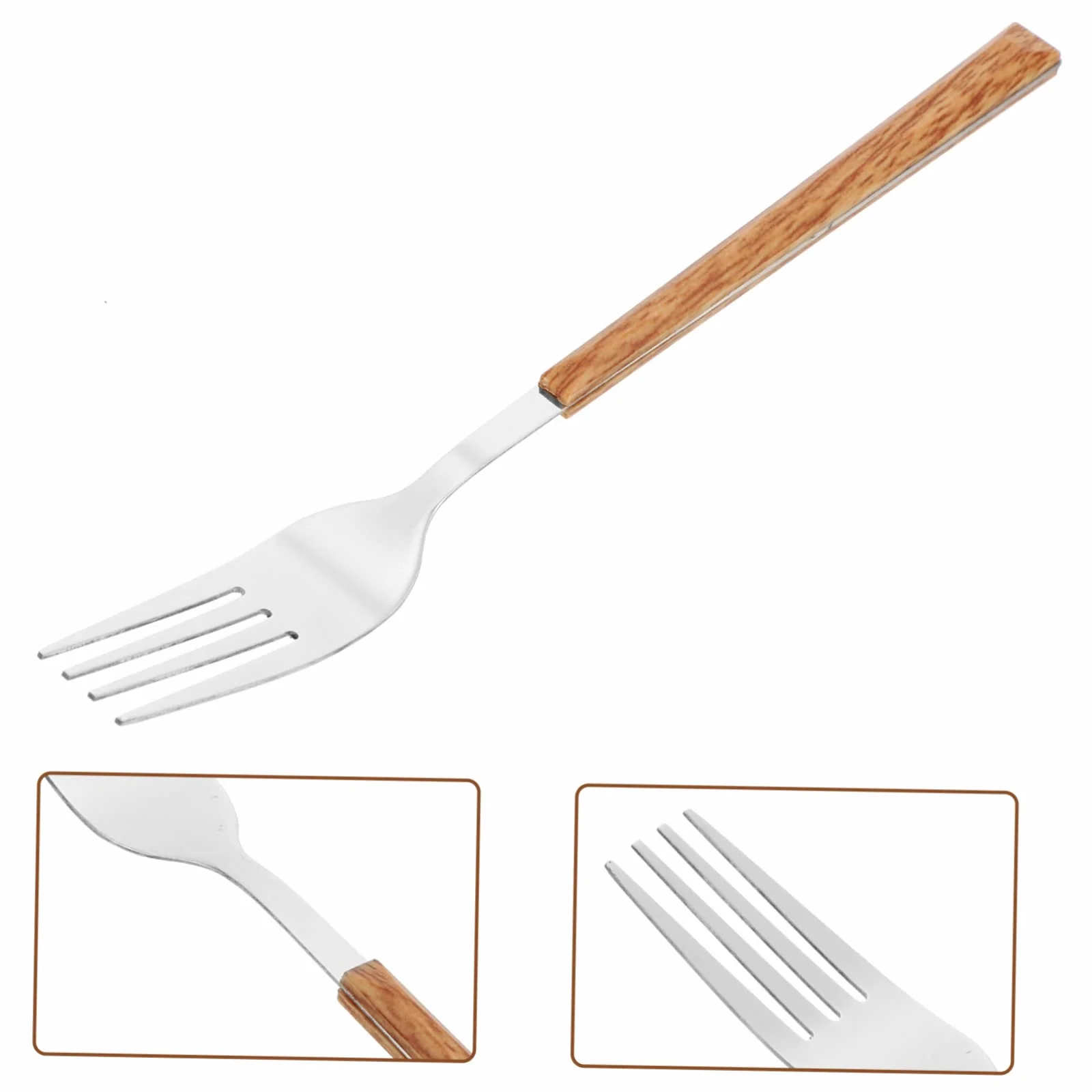 Widelec do steków ze stali nierdzewnej ergonomiczny do użytku domowego i restauracyjnego