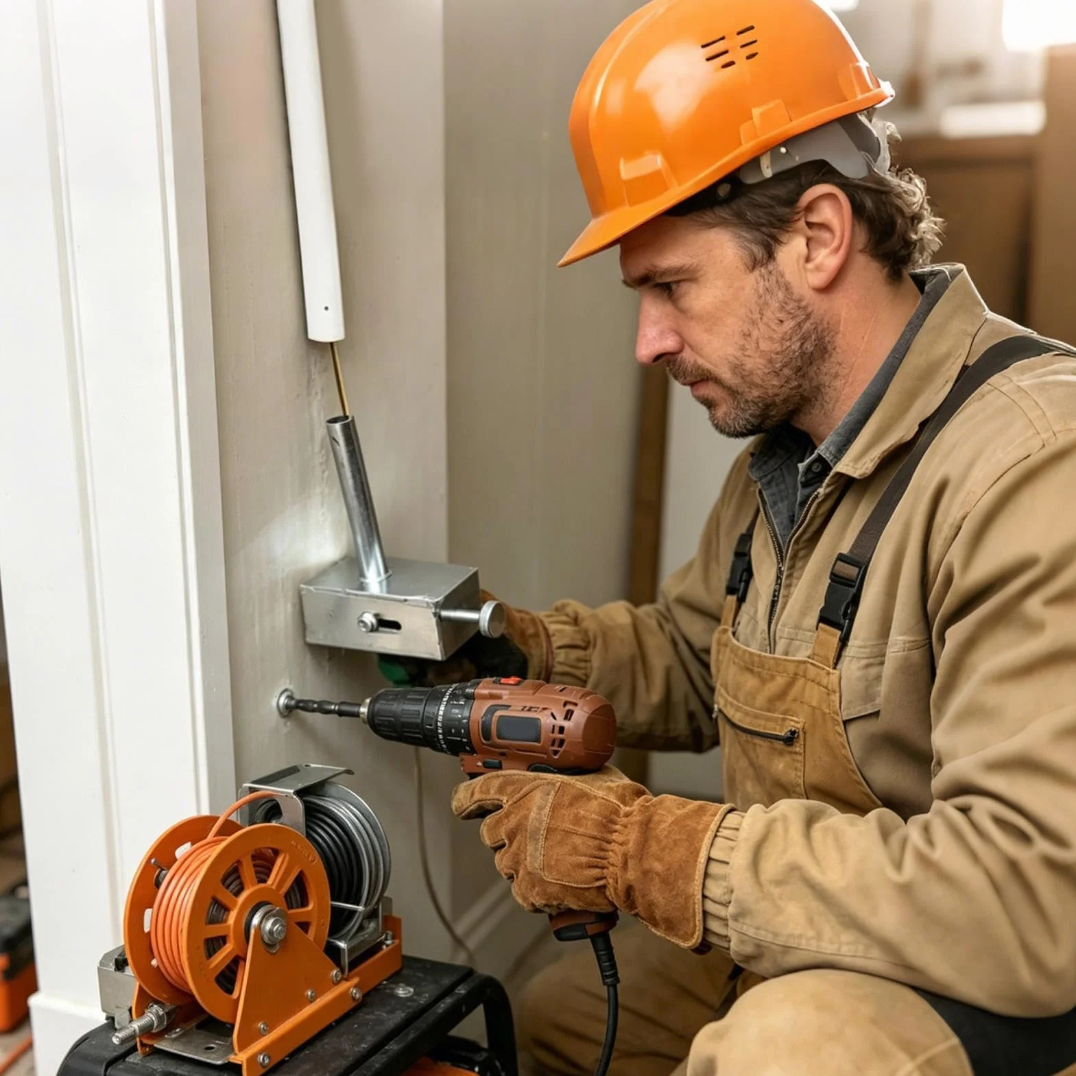 Narzędzia do przeciągania kabli z 15 m taśmą do przeciągania przewodów | Automatyczne przeciąganie przewodów elektrycznych dla elektryków hydraulików techników na budowę
