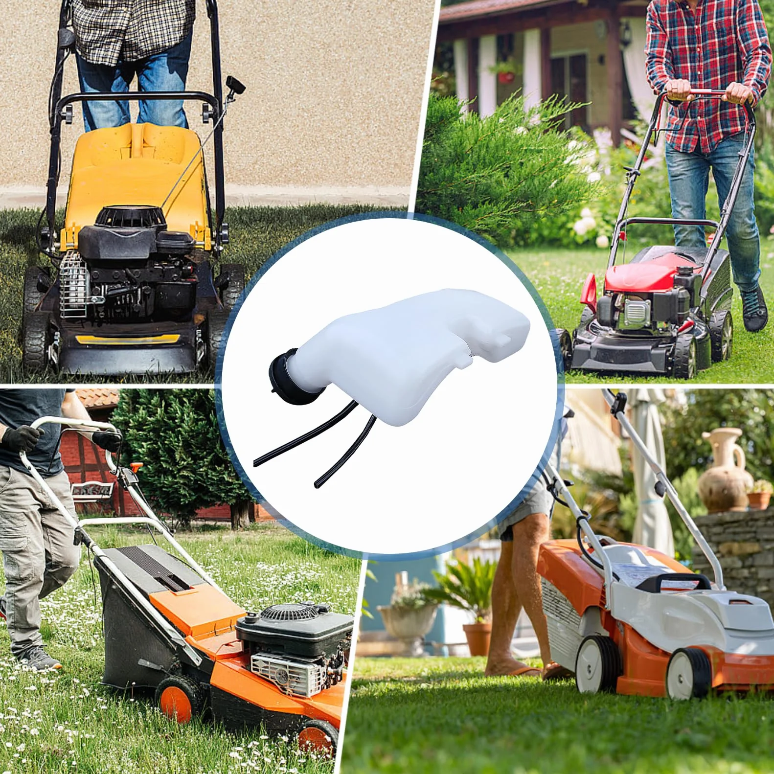 Zbiornik paliwa z nakrętką STIHL FS80 HL75 HT75 FS85 HT70 FS75 FR85 KM85 AUMEL