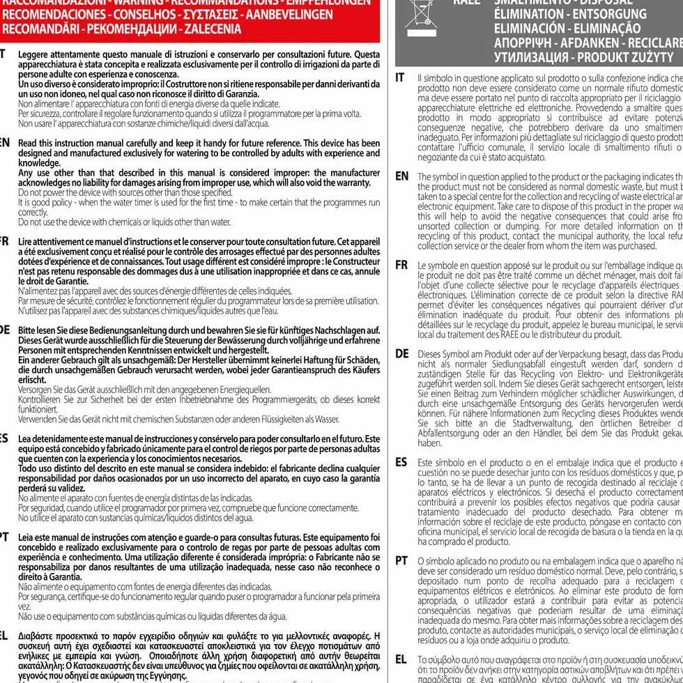 Czujnik deszczu Claber z kablem do komputera nawadniającego