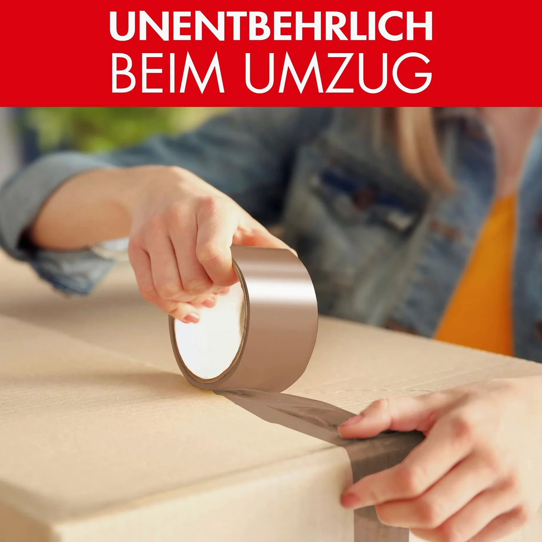 LILENO HOME Taśma klejąca brązowa 50 mm x 66 m [72 rolki] cicho rozwija się – taśma klejąca do pakowania w kolorze brązowym – szeroka taśma do pakowania w zestawie – brązowa taśma do pakowania w