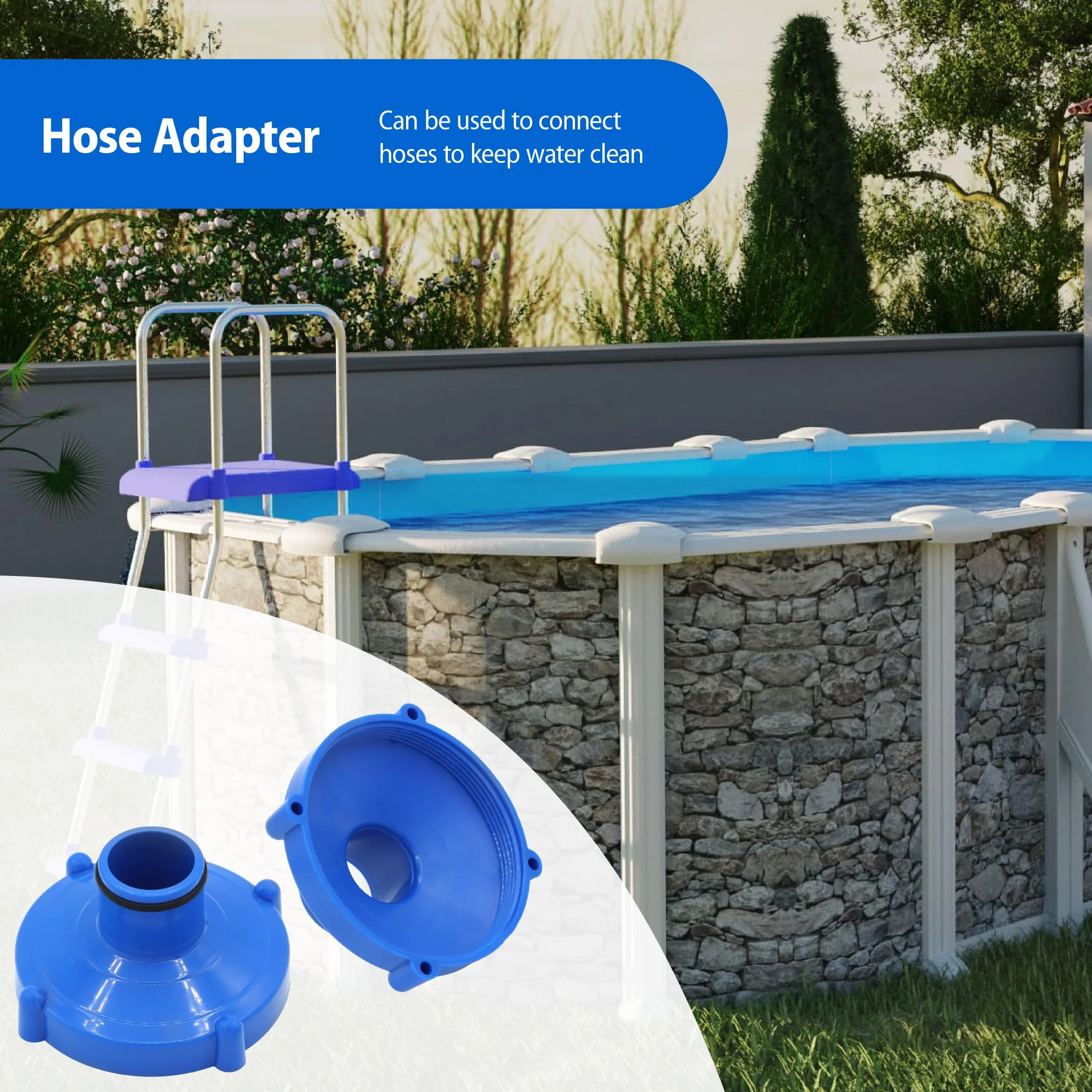PF DOGGY Intex Adapter do węża basenowego basenowy - Ładowarka do odkurzacza Intex