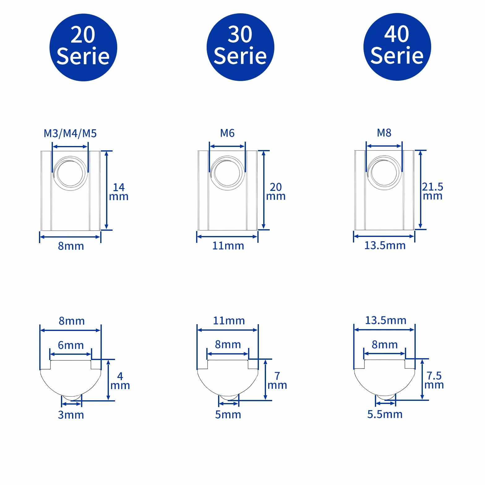 30 sztuk kamieni do rowków M8 z centrowaniem kulki, rowek, 8 sztuk, zestaw śrub z rowkiem, seria 40, M8, profil aluminiowy 40 x 40, stal węglowa, nakrętka ślizgowa z kulką sprężynową do drukarki 3D