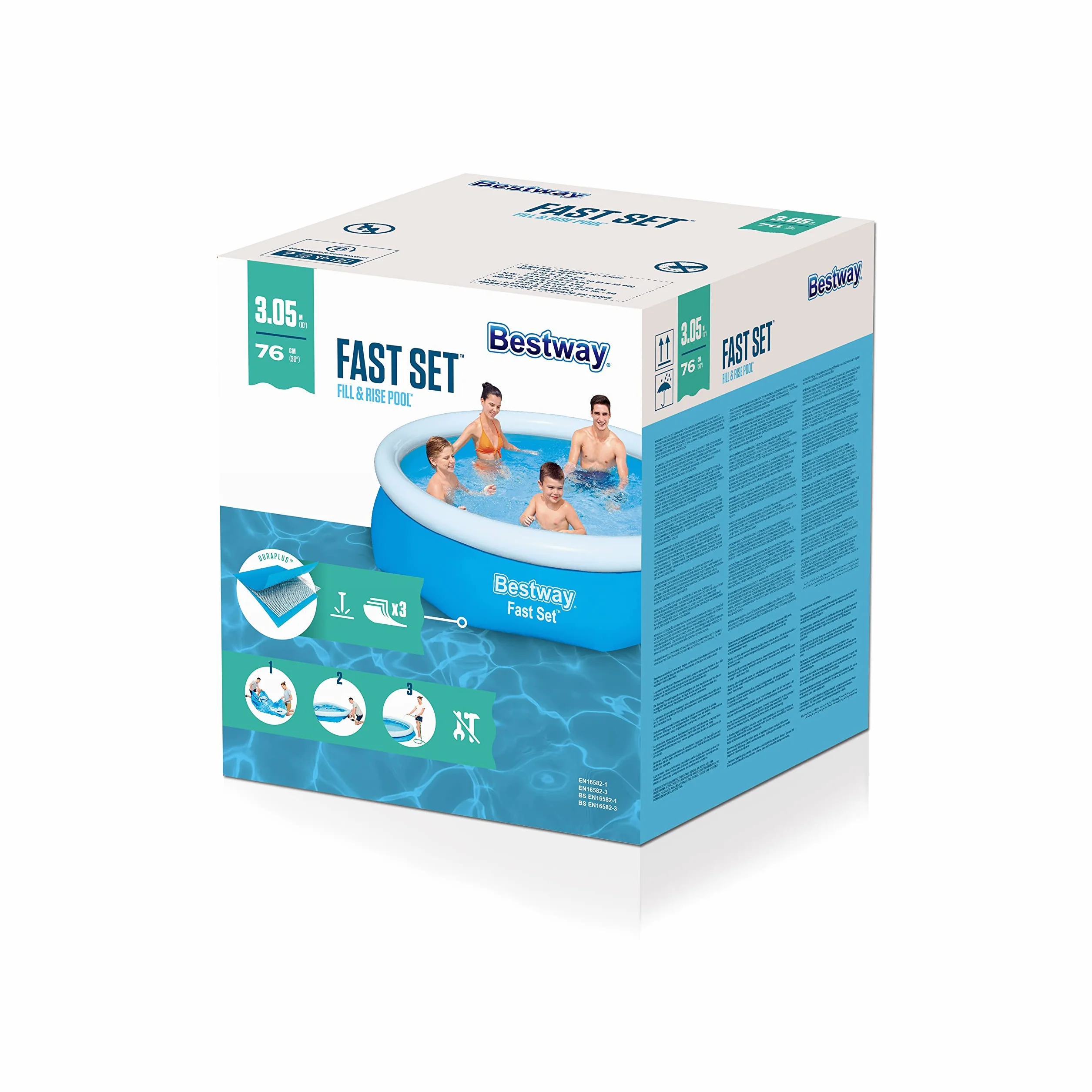 Bestway Fast Set basen okrągły 305 x 76 cm