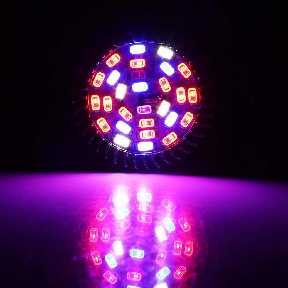 Żarówka LED do uprawy 5W E27 Pełne spektrum Szklarnia Hydroponiczna