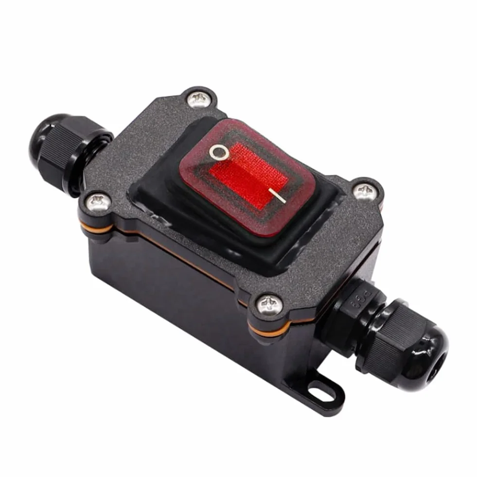 10 x wodoszczelny przełącznik liniowy IP67, 12 V DC 20 A, wodoszczelny, przełącznik wysokiego prądu