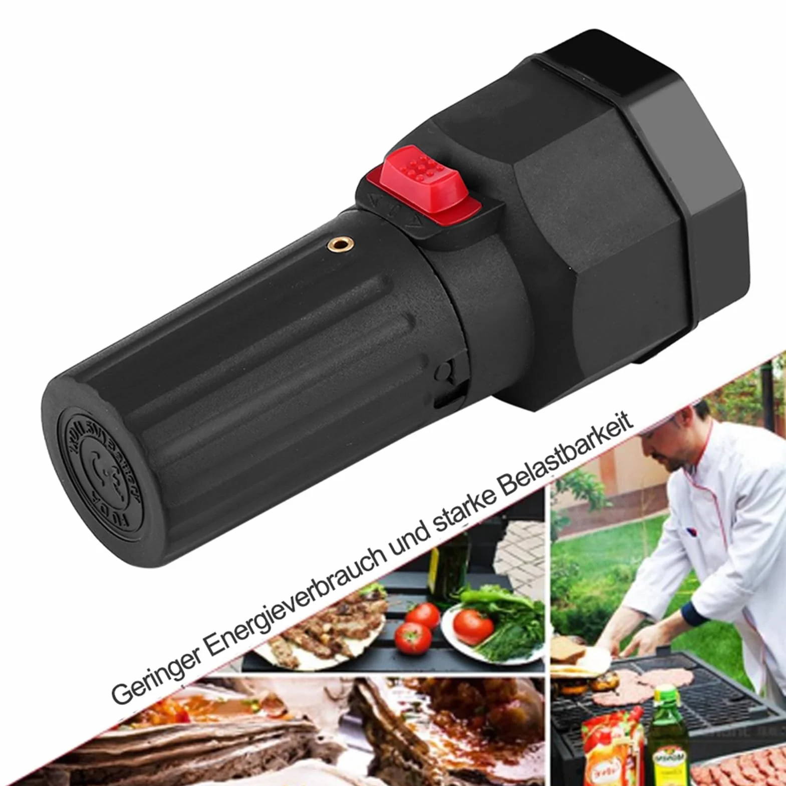 Estink Silnik Grillowy DC 1,5 V Zasilany Bateryjnie Akcesoria do Pieczenia