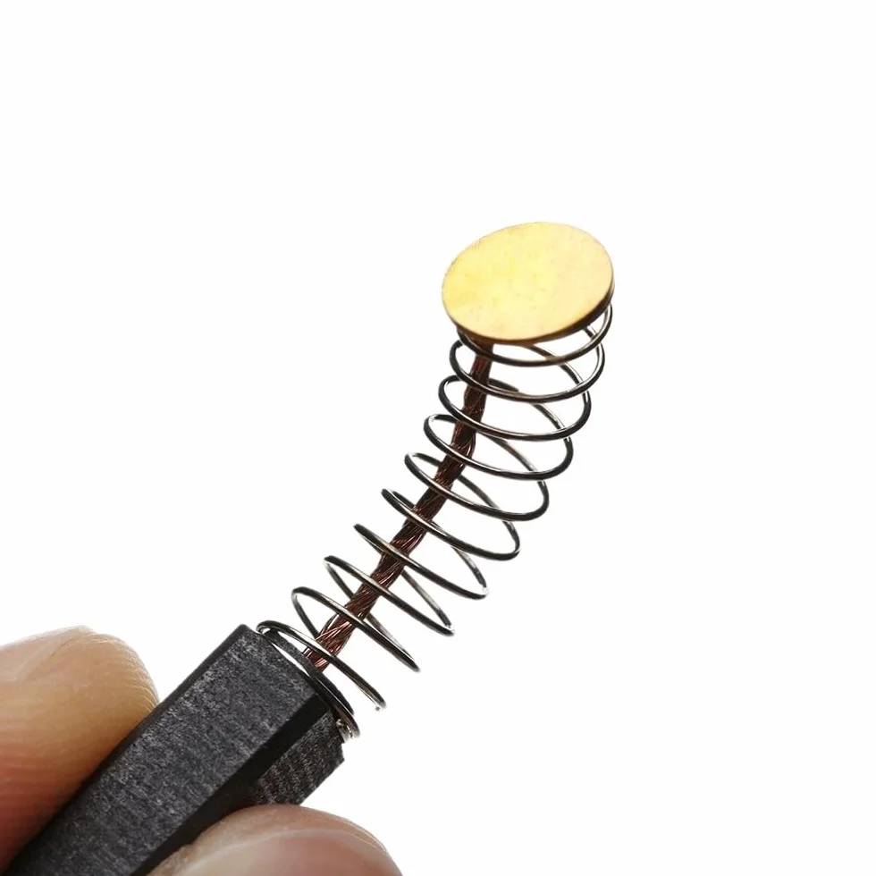 5/10 sztuk mi ni wiertarka elektryczna szlifierka zamienna szczotki węglowe części zamienne do silników elektrycznych narzędzie obrotowe 5 x 8 x 15 mm (10 szt.)