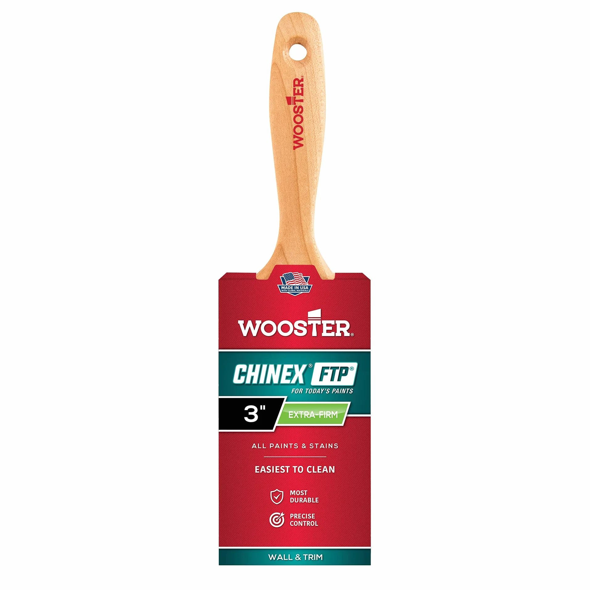Wooster Brush 4413-3 Chinex FTP lakier pędzel, brak