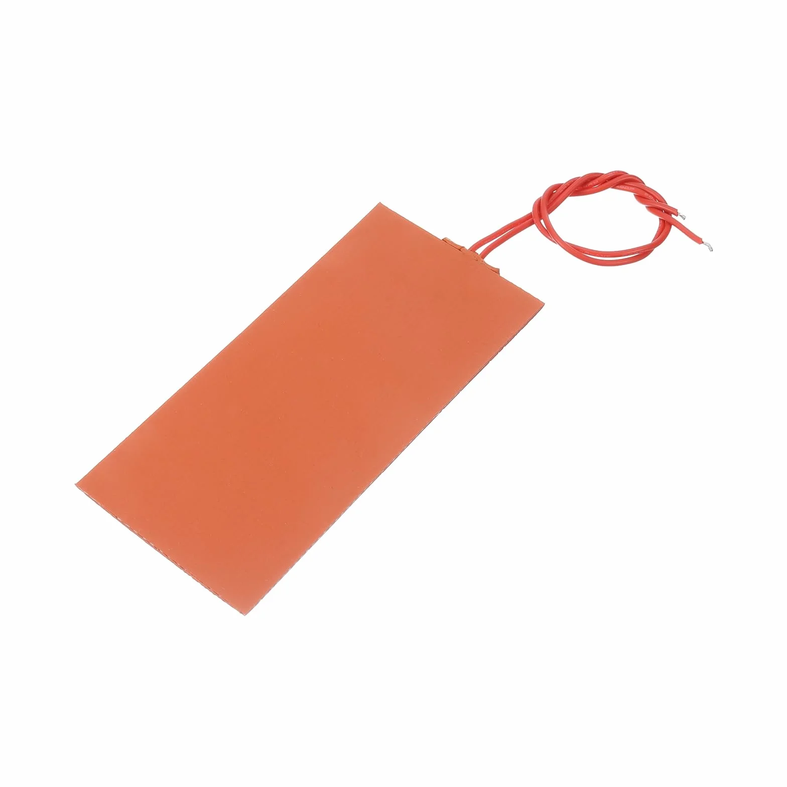 sourcing map Silikonowa mata grzewcza, 12 V 30 W, folia grzewcza, elastyczna płyta grzewcza 150 mm x 50 mm, mata grzewcza do stałej temperatury