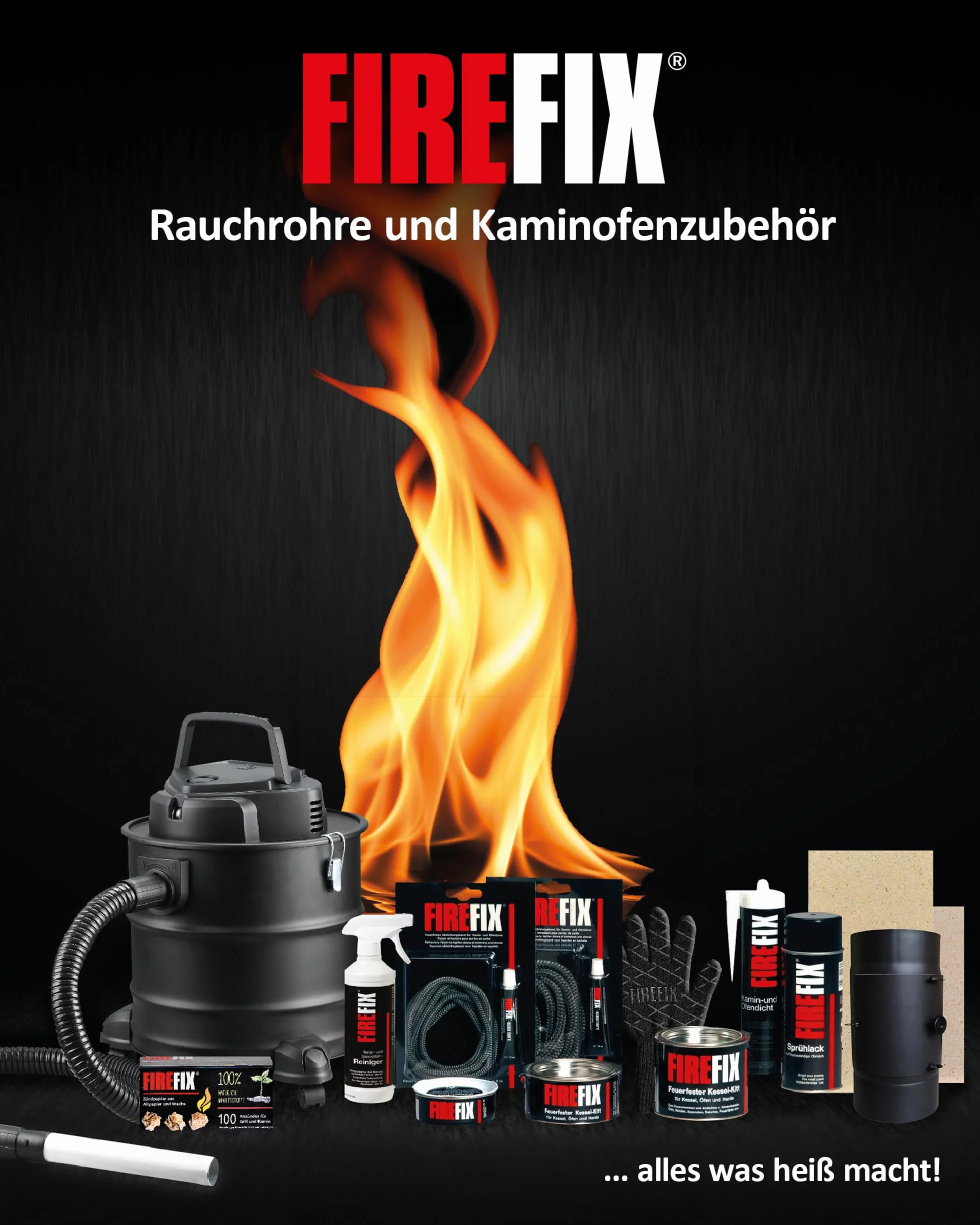 FIREFIX 2093 drzwi kominkowe 140 x 200 mm I wysokiej jakości, ocynkowana klapa rewizyjna ze stali do komina I drzwi rewizyjne do konserwacji kominka