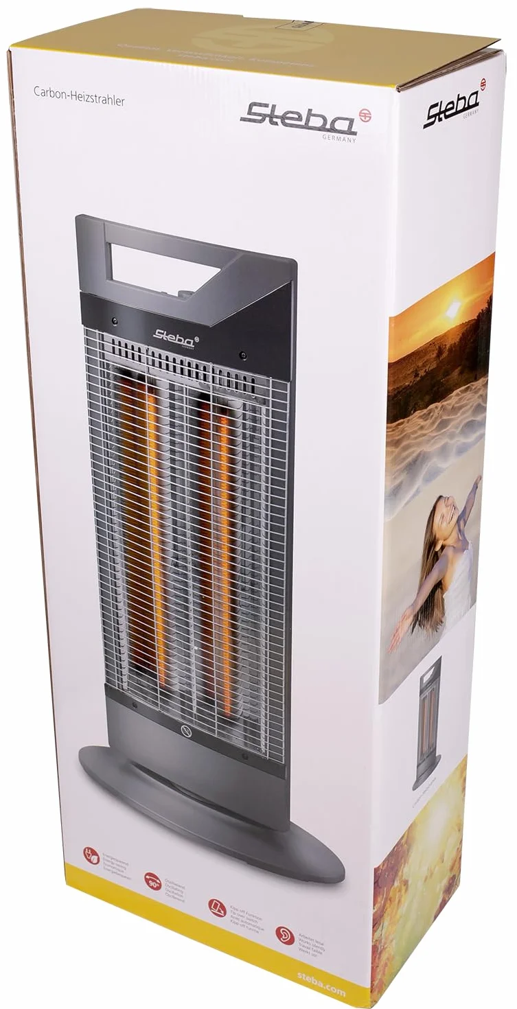 Steba CH 1 Eco promiennik 1000 W czarny