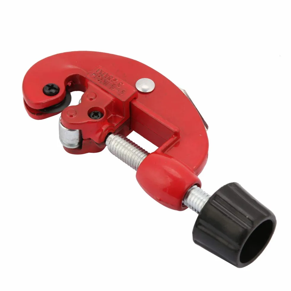 Kupferrohrschneider Tragbares Rohrschneidewerkzeug aus Manganstahl für PPR-Rohre aus Aluminiumrohr-Wellrohr(Red)