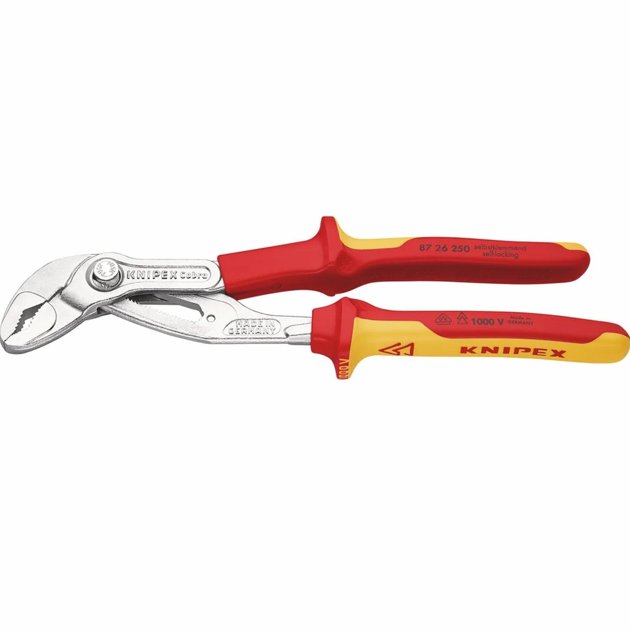 Draper 34672 VDE szczypce do pomp wodnych 250 mm, Cobra chrom