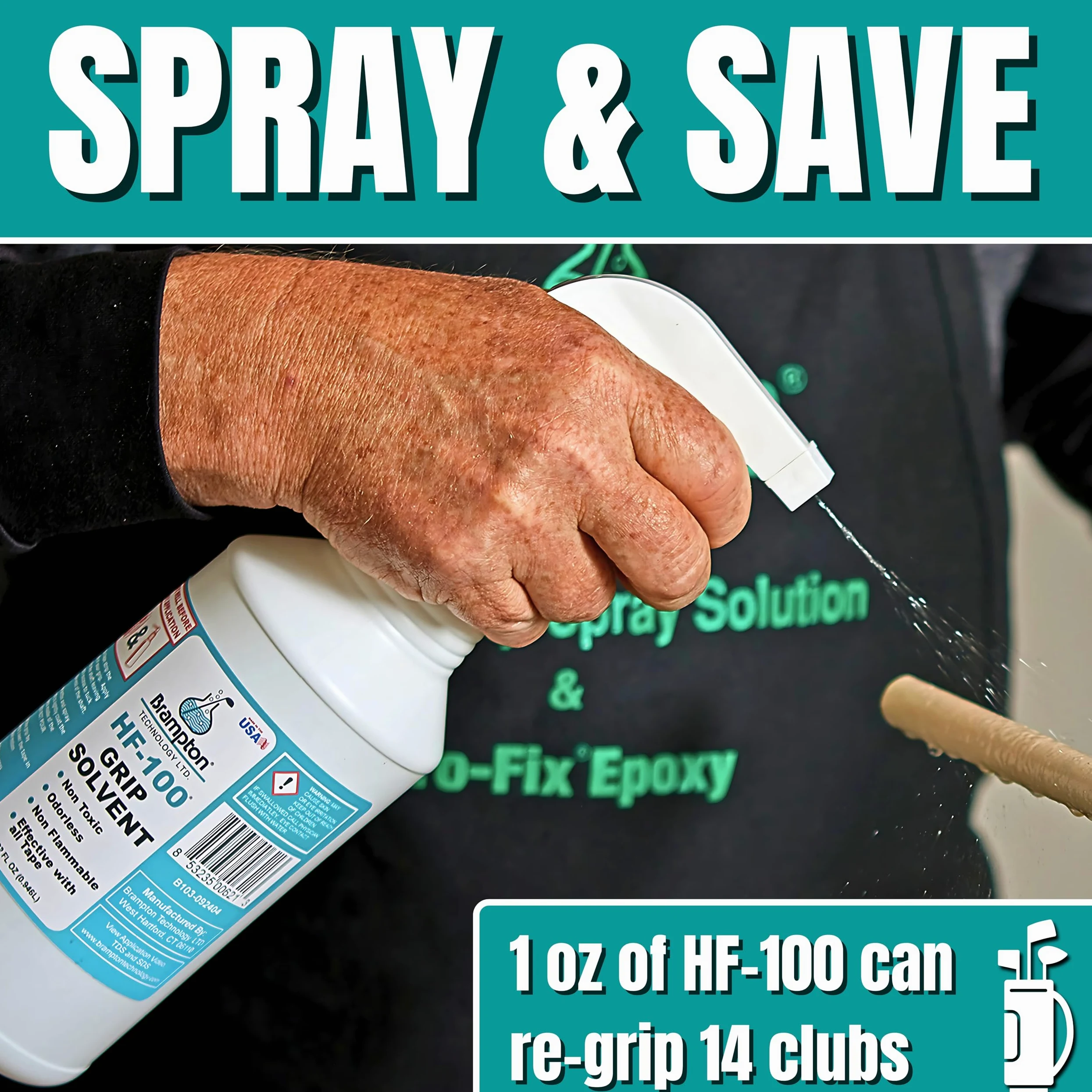 HF-100 Grip Solution z rozpylaczem, 907.2 g