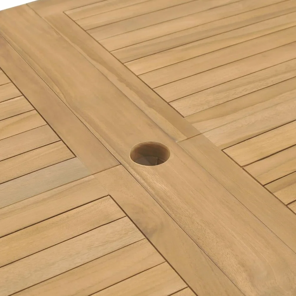 vidaXL Rozkładany stół ogrodowy lite drewno tekowe 180-280x100x75 cm
