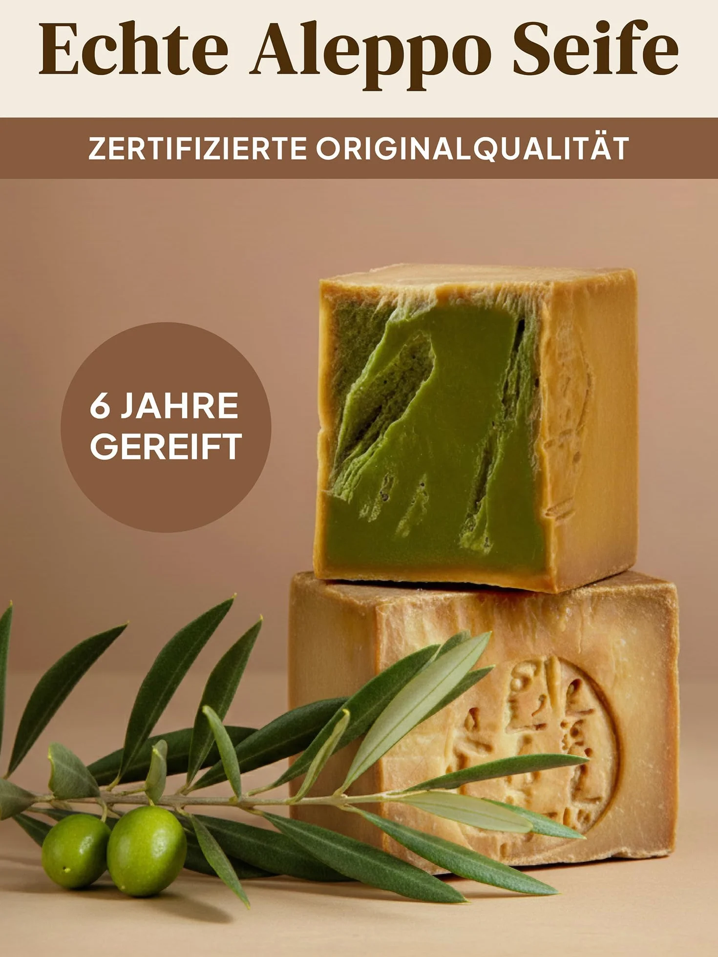 Oryginalny zestaw mydła Aleppo 2 x 200 g (400 g) z 80% oliwą z oliwek 20% oleju laurowego - dojrzewa przez 6 lat - mydło stałe - naturalne mydło ręczne - mydło do włosów - mydło pod prysznic