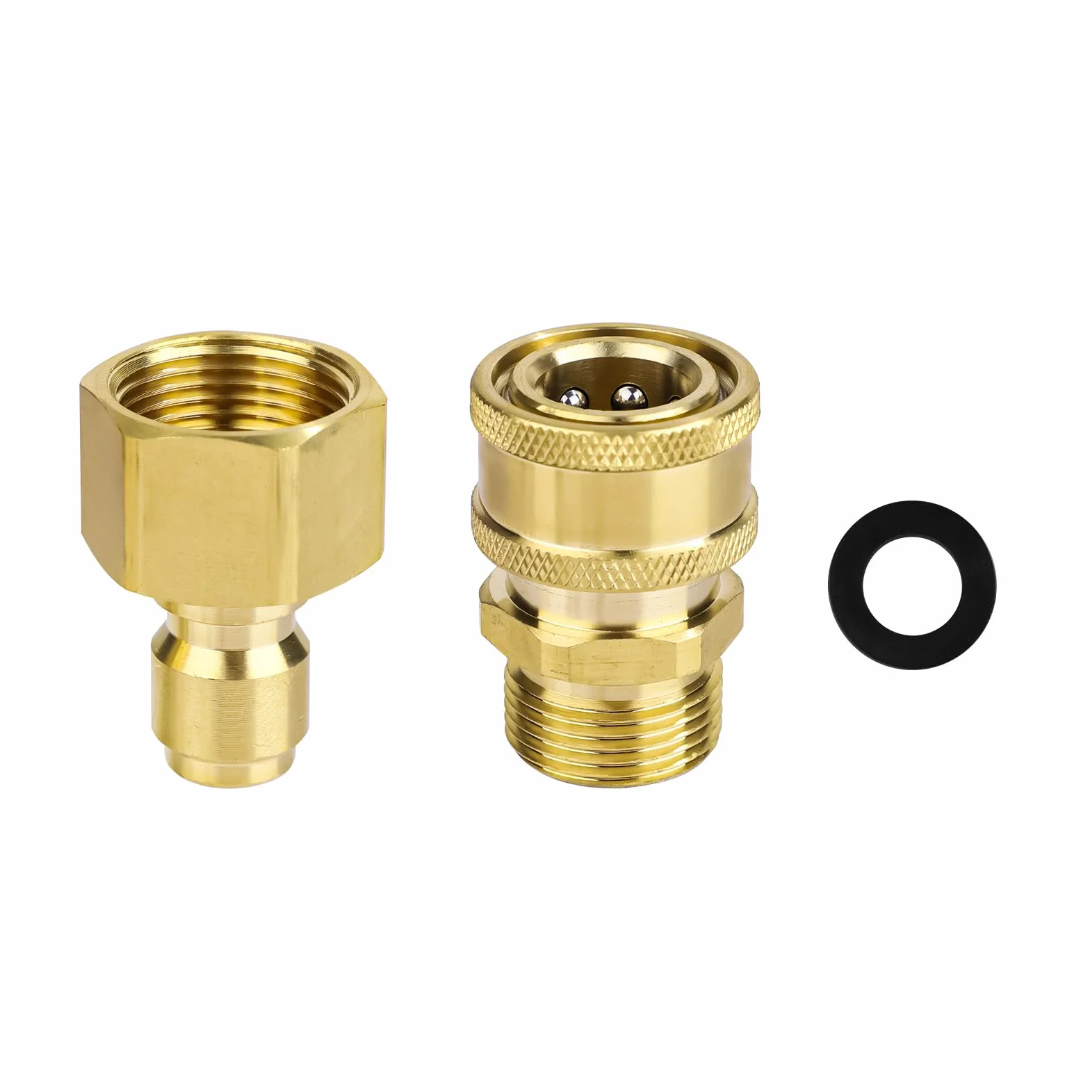 Zestaw Szybkozlaczek do Myjki Cisnieniowej M22 14mm 9,5mm 5000 PSI Adapter Weza