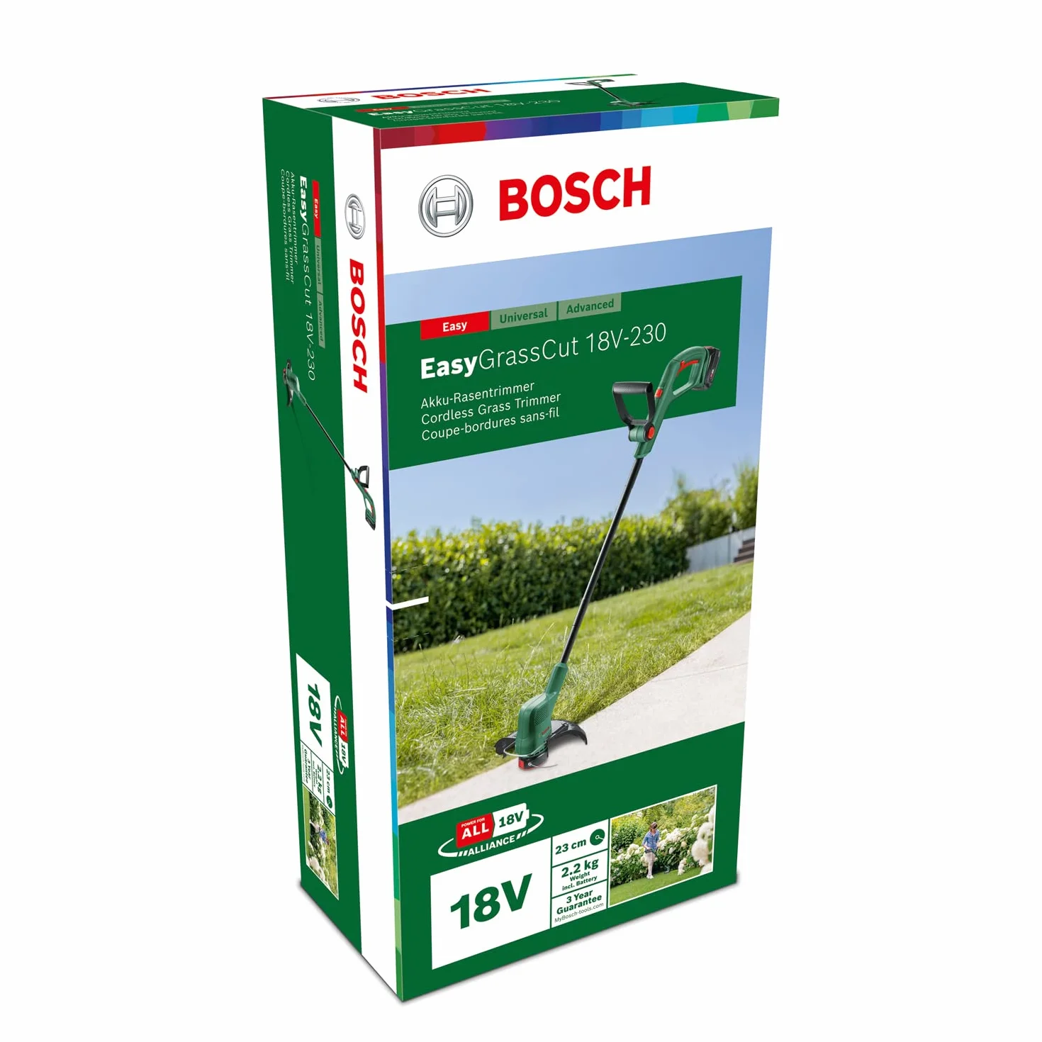 Bosch Easygrasscut Akumulatorowa Podkaszarka do Trawy 18 V