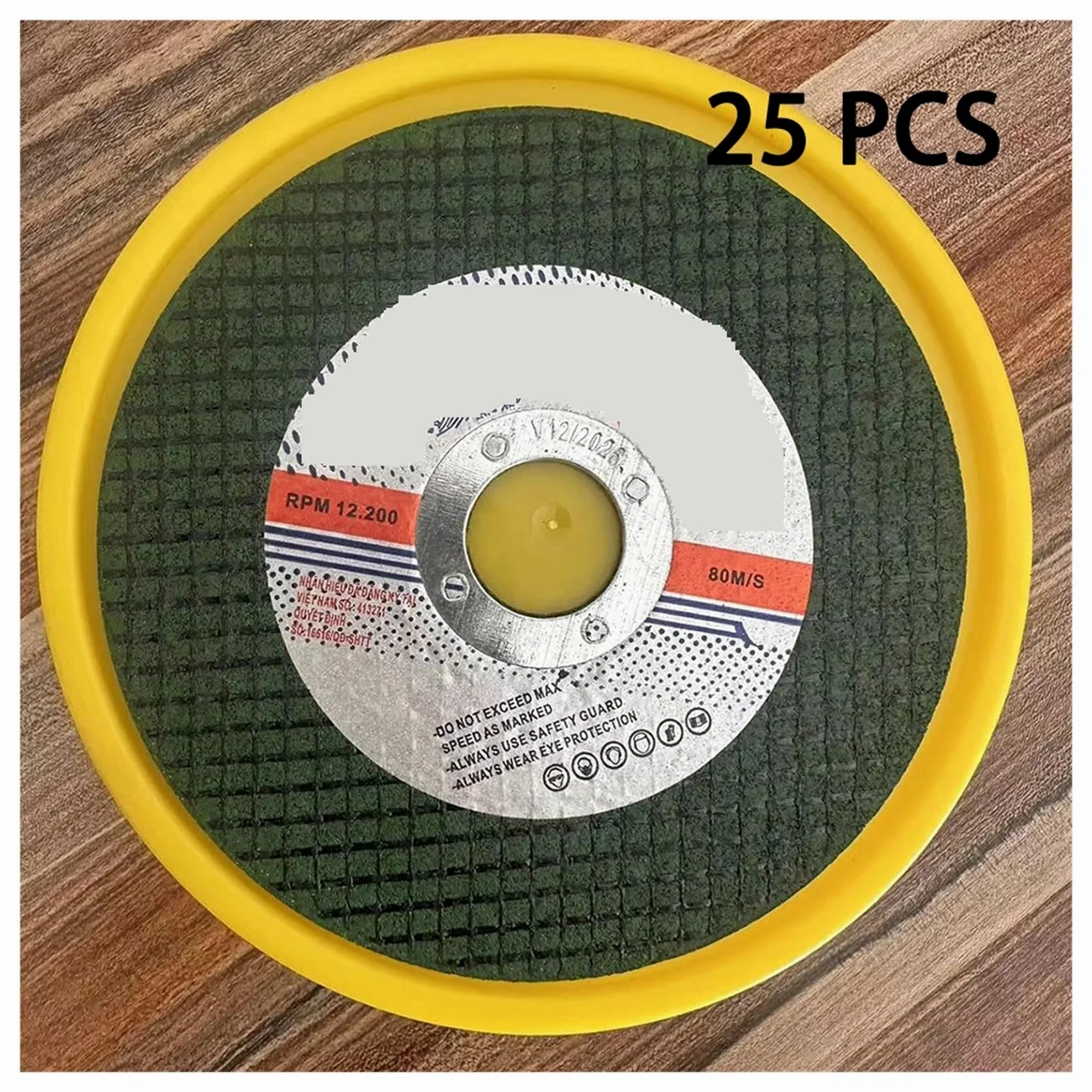 Płytki piły okrągłej, płytki diamentowe Tarcza do cięcia metalu 5 cali 125 mm ściernica żywiczna, czarna, opakowanie 10 sztuk(10 pcs)
