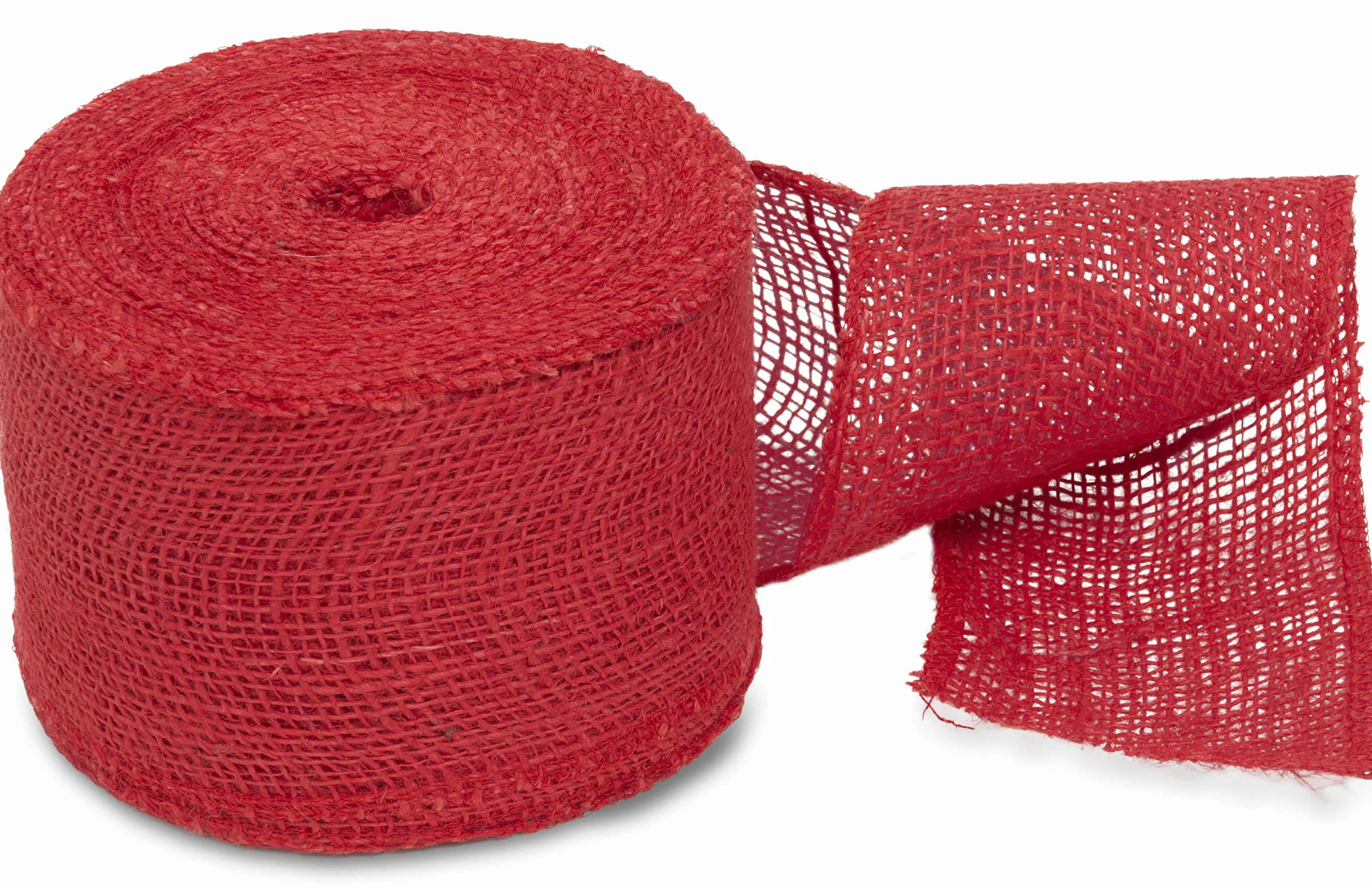 Windhager Taśma Jutowa 10 cm x 25 m Czerwony