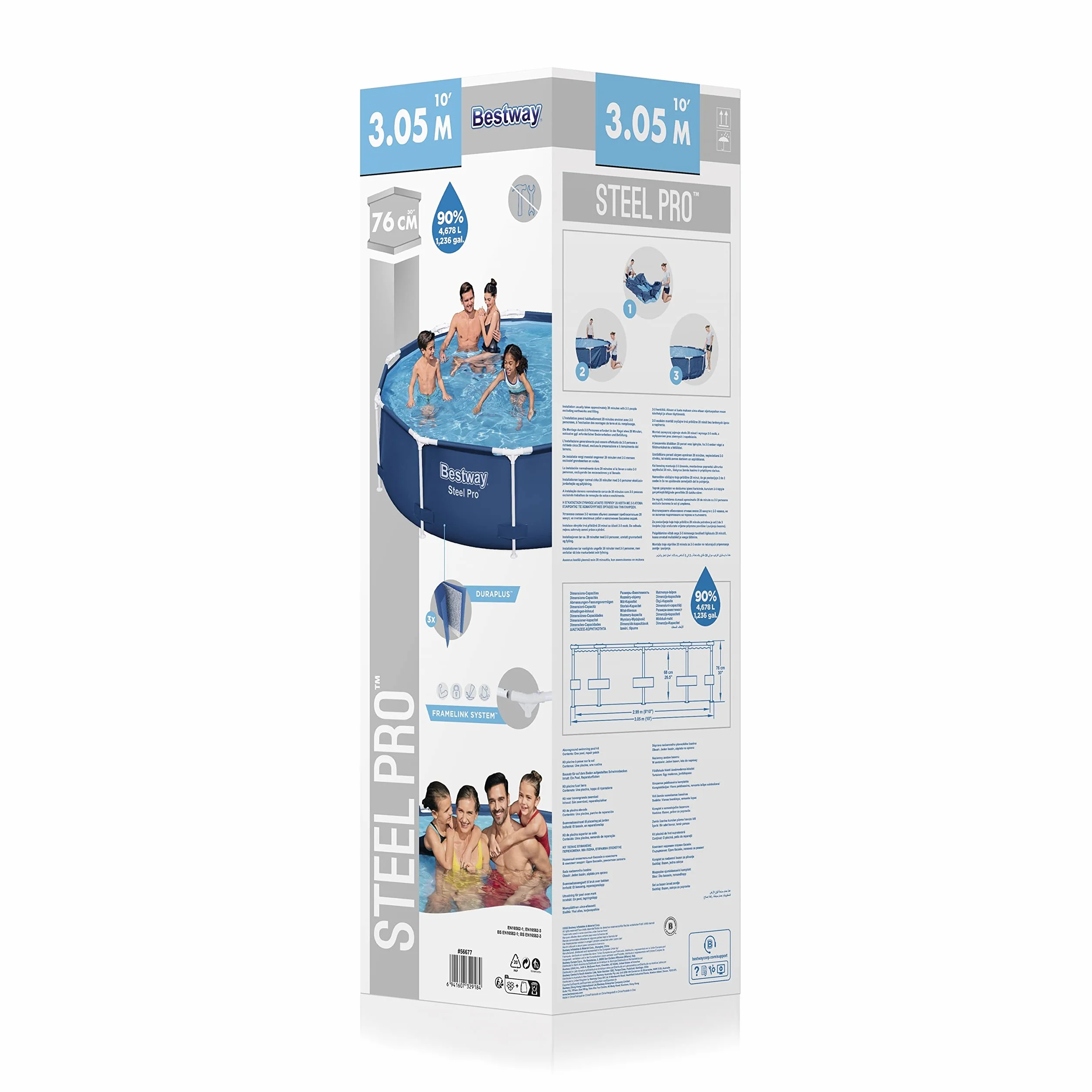 Basen Demontowalny Bestway 305 x 76 cm