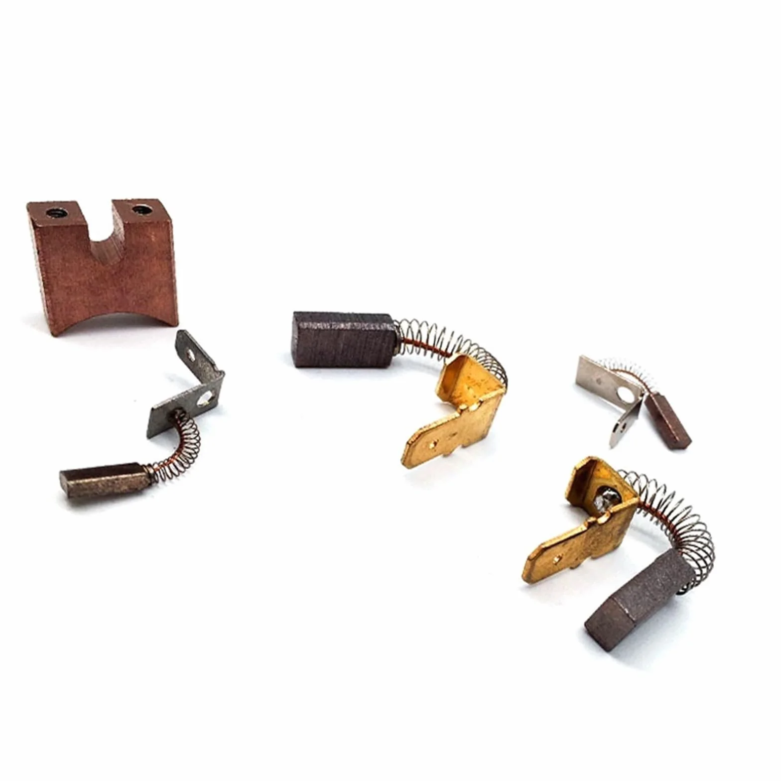 10 sztuk 2 x 3 x 8 mm, 4 x 7 x 14 mm, 6 x 16 x 15 mm 100446687 Sprężynowa szczotka węglowa do maszyny do cięcia drutu (2X3X8mm)