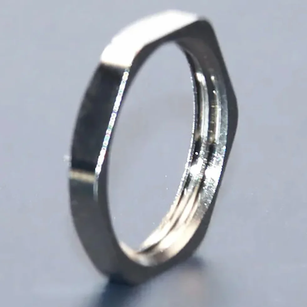 10pcs Metalowa Nakrętka Cienka Sześciokąta,M12*P 1.5mm