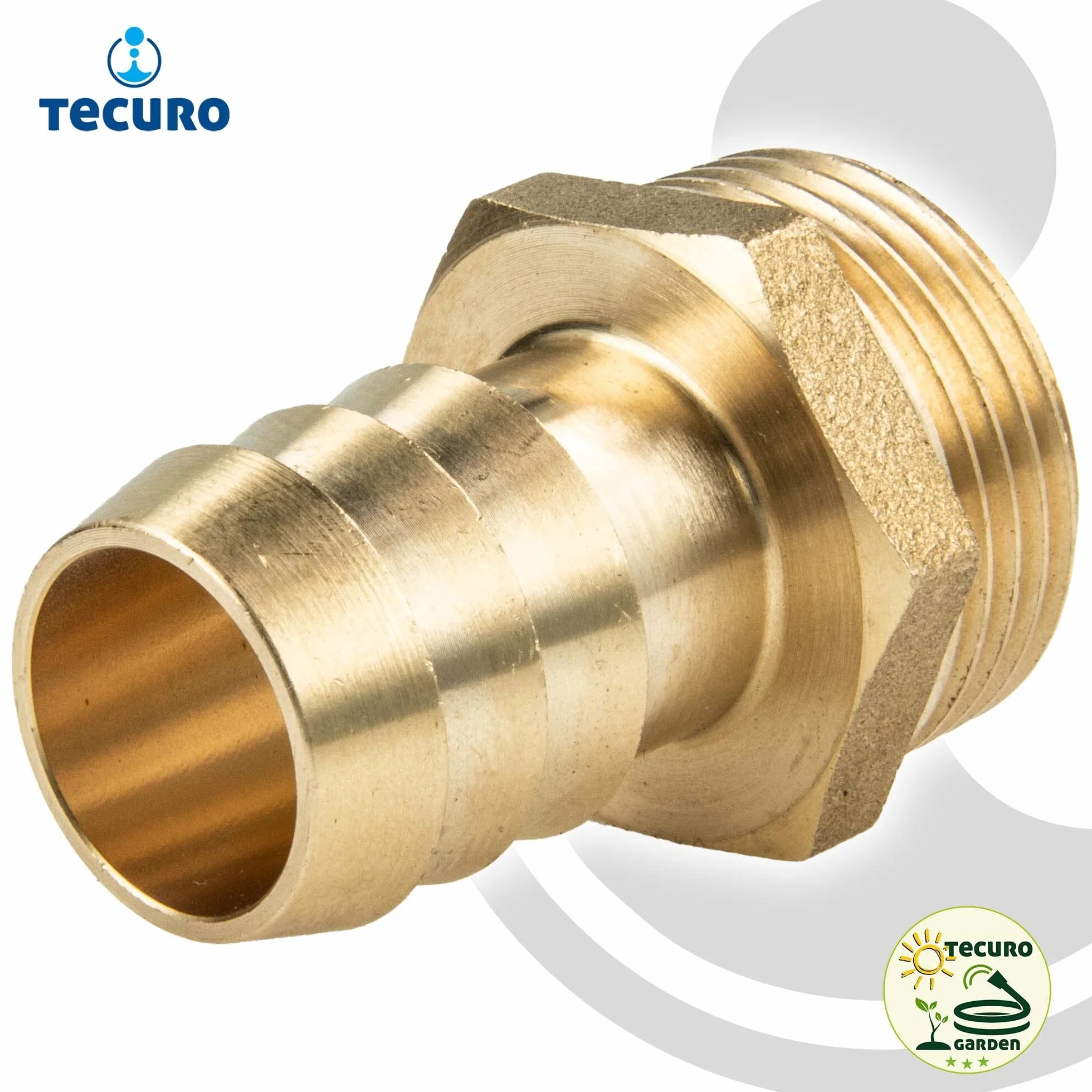 Tecuro Sauger tulejka do węża 3/4 AG x tulejka Ø 13 mm ms-blank