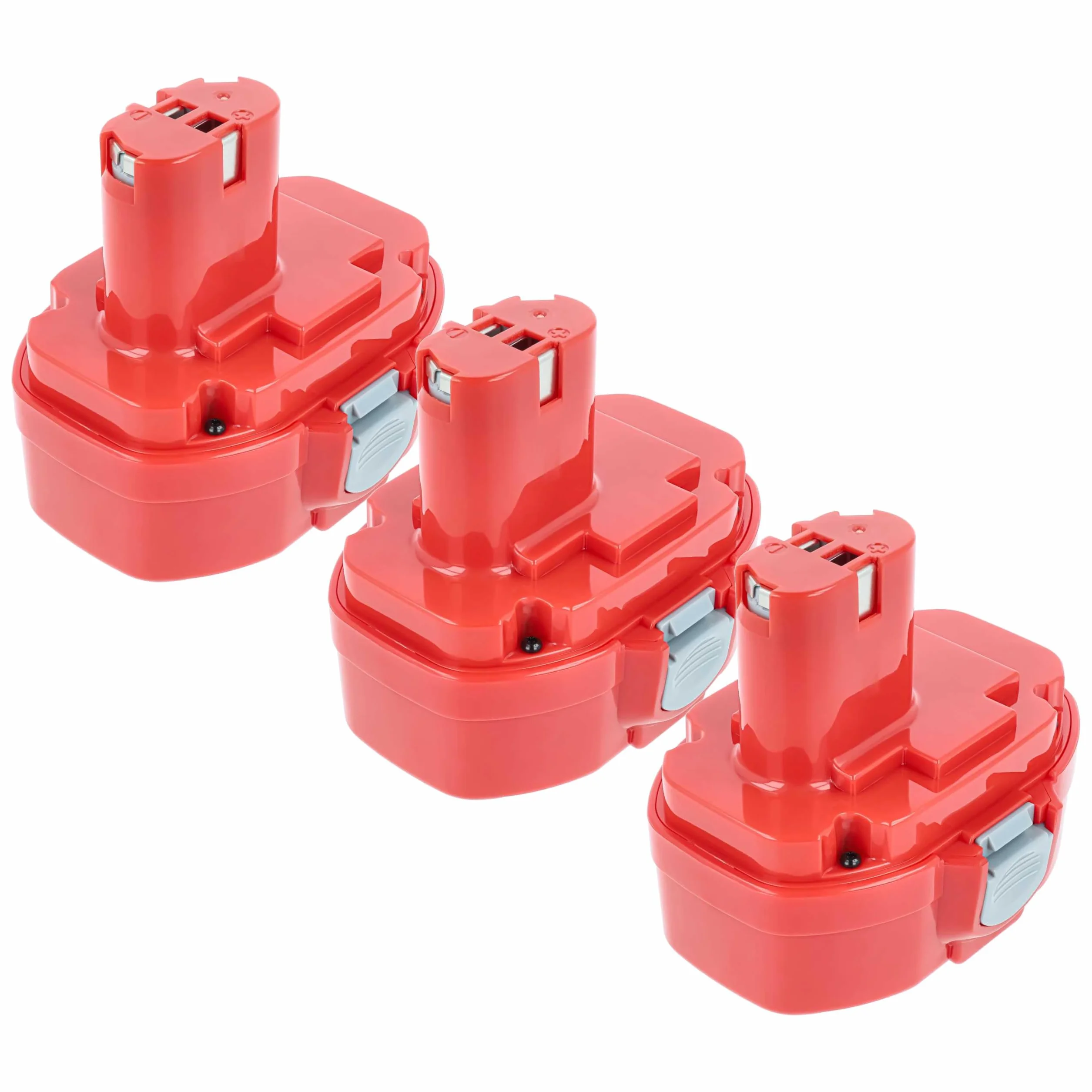 vhbw 3x NiMH akumulator 3000 mAh (18 V) do elektronarzędzi Powertools Tools jak Makita 1822