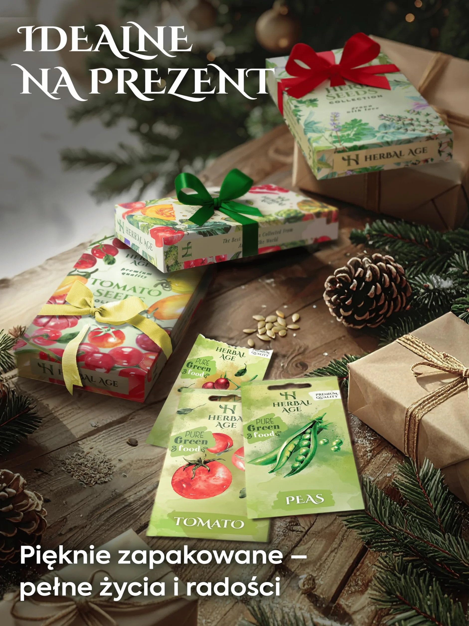 HERBAL AGE Zestaw Do Uprawy Własnych Nasion, 12 Nasion Warzyw, 5100 Roślin Heirloom