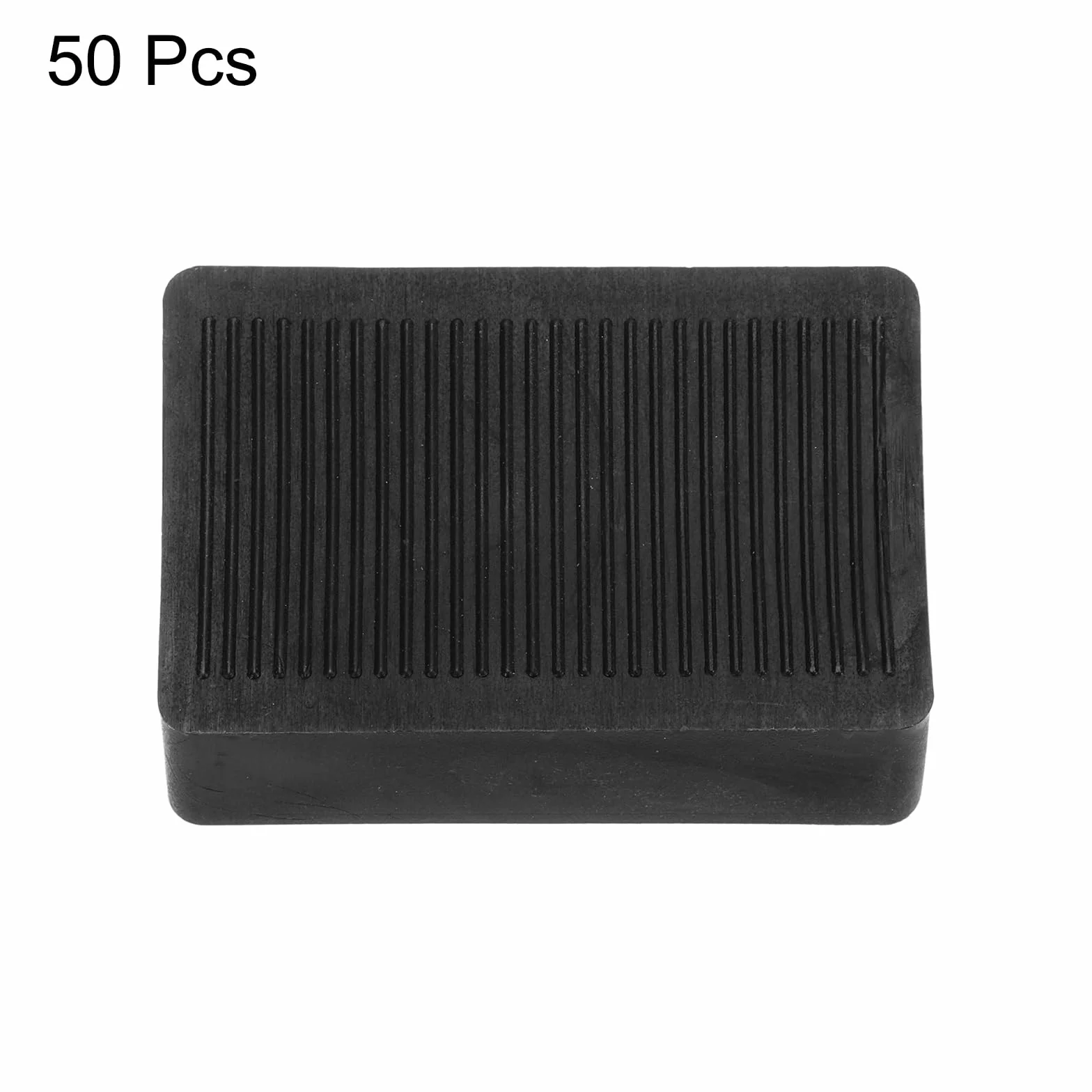 QUARKZMAN 50 sztuk podkładek dystansowych z tworzywa sztucznego, 60 x 40 x 20 mm, kliny dystansowe, kliny, klocki dystansowe, kliny, podkładki dystansowe, czarne