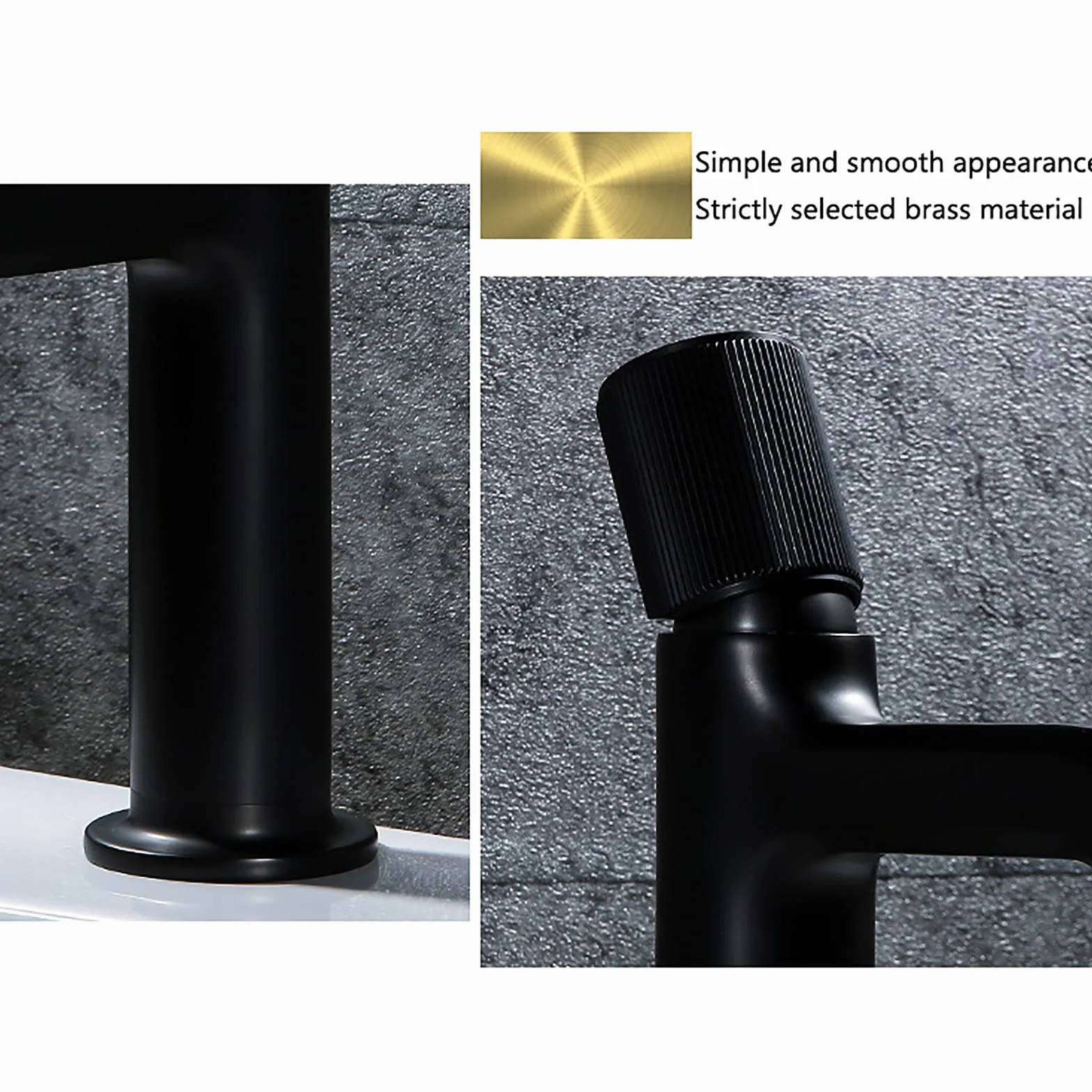 Bateria łazienkowa, chromowany mosiężny kran mieszający z ciepłą i zimną wodą, bateria umywalkowa z pojedynczym uchwytem, montowany na blacie, nowoczesny design do umywalki, trwały i stylowy