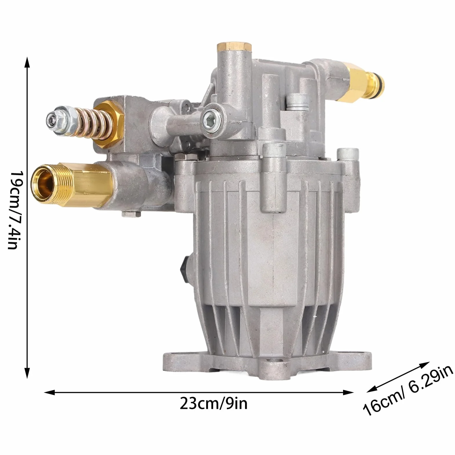 Pompa wysokociśnieniowa 2610 3000PSI 2.2 2,4 GPM, odlew ciśnieniowy aluminium, podwójne uszczelnienie, szerokie zastosowanie dla Simpson, Troy Bilt, DXPW3025