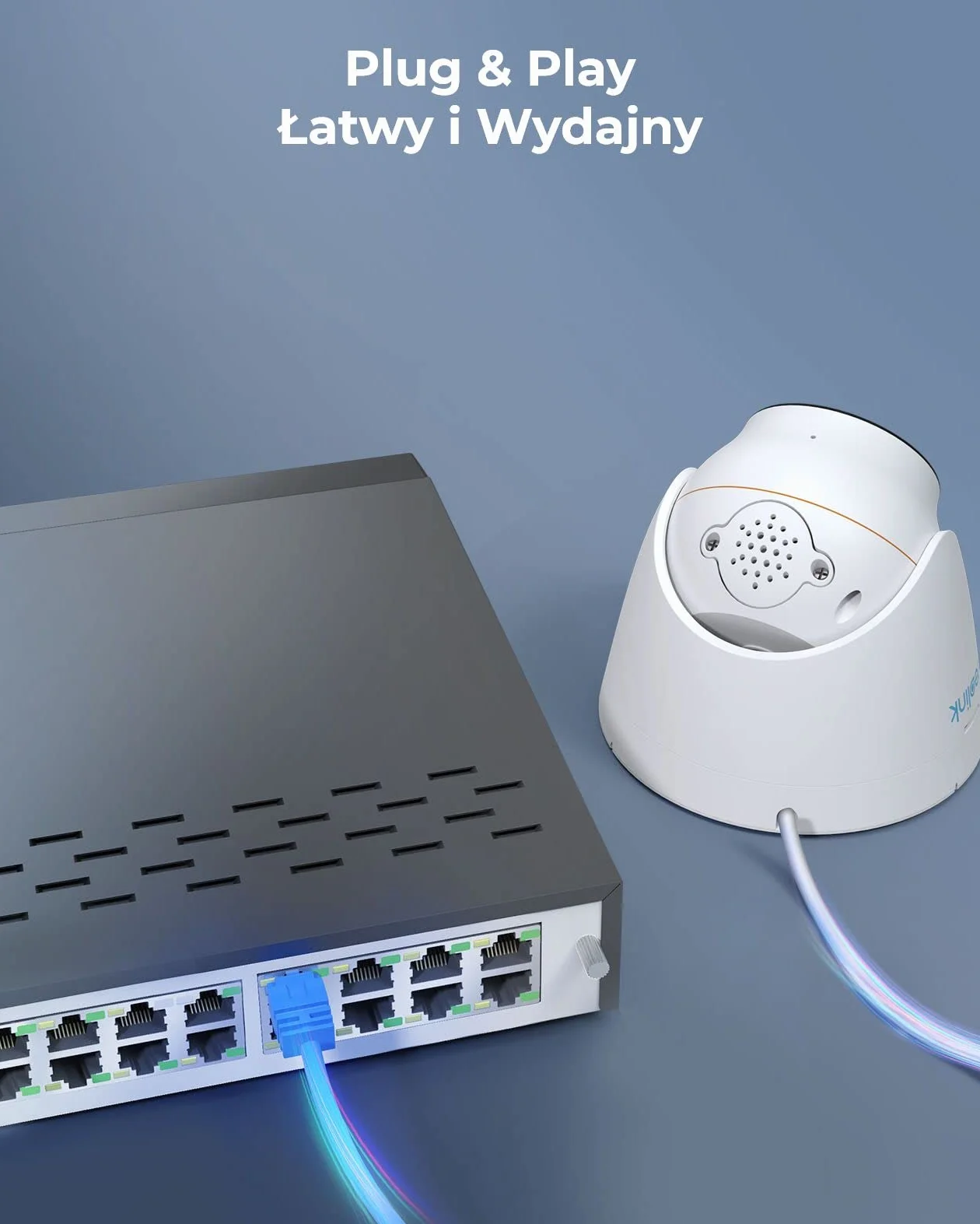 Reolink 12MP System kamer zewnętrznych PoE, H.265 16CH NVR, rejestracja ciągła 4TB HDD, Kamery bezpieczeństwa 8X Dome IP z detekcją osób/pojazdów, 2-kierunkową komunikacją, światłem, RLK16-1200D8-A