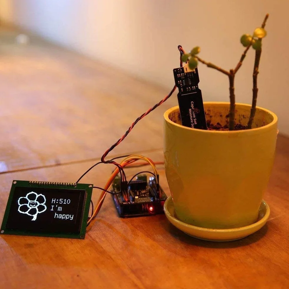 Aideepen 6 szt. gleby czujnik wilgotności moduł higrometru V1.2 pojemnościowy do Arduino, analogowy pojemnościowy czujnik wilgotności gleby moduł odporny na korozję do nawadniania roślin Arduino zestawy DIY
