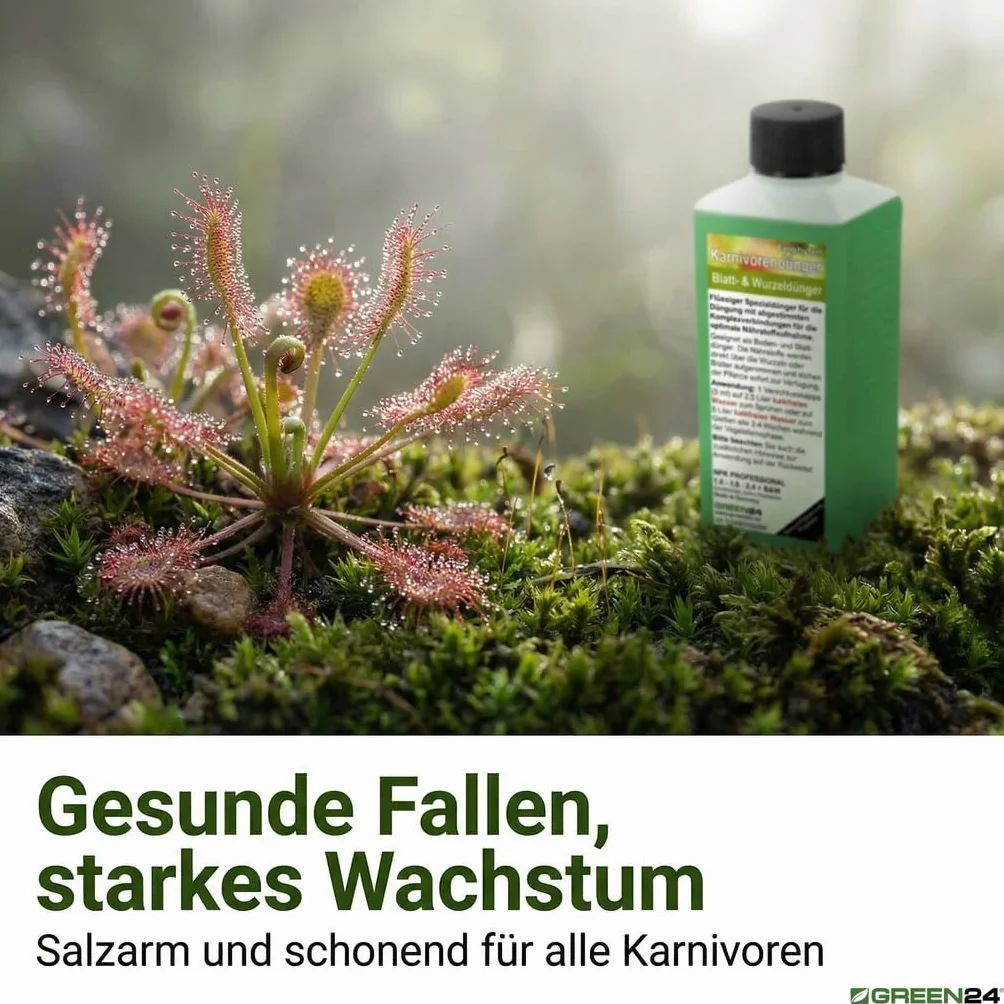 GREEN24 Nawóz do karnivoren 250 ml Specjalny Nawóz do Roślin Mięsożernych NPK