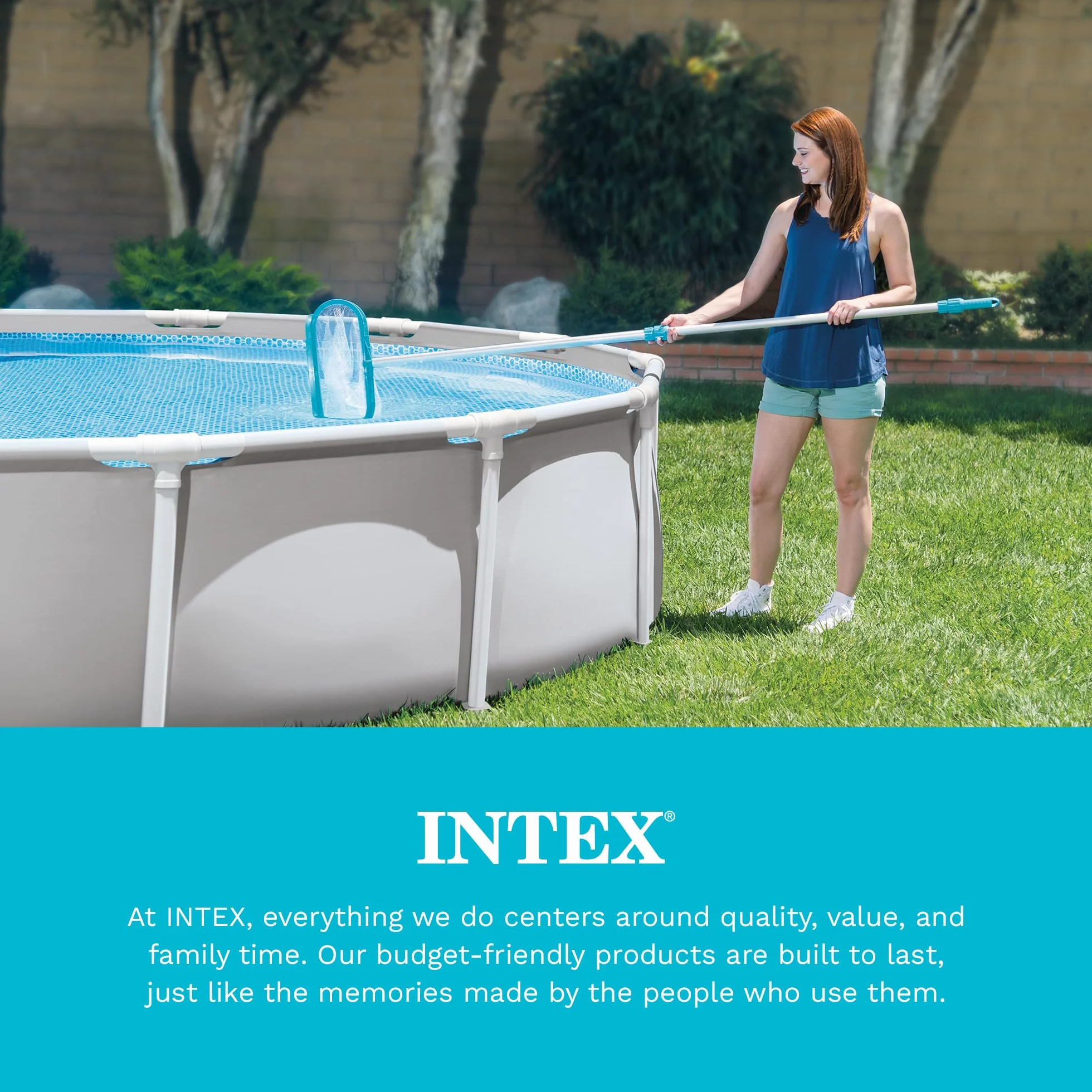 Intex Deluxe Pool Maintenance Kit – akcesoria basenowe – zestaw do czyszczenia basenu – 5-częściowy