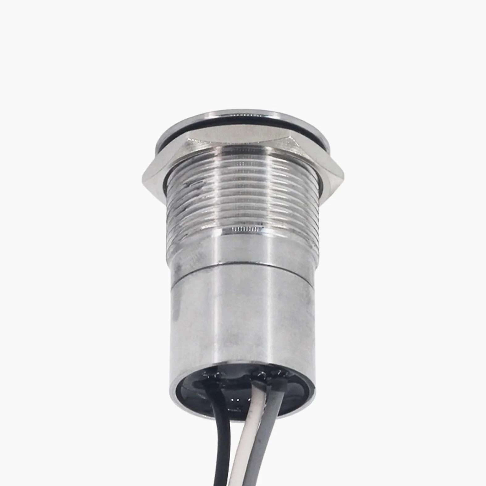 1 sztuk/inteligentny przełącznik czujnika dotykowego 12 V zatrzaskowe czujniki chwilowe przycisk 16/19/22/25/30 mm DC 6 V 24 V | Czerwona dioda LED, 22 mm