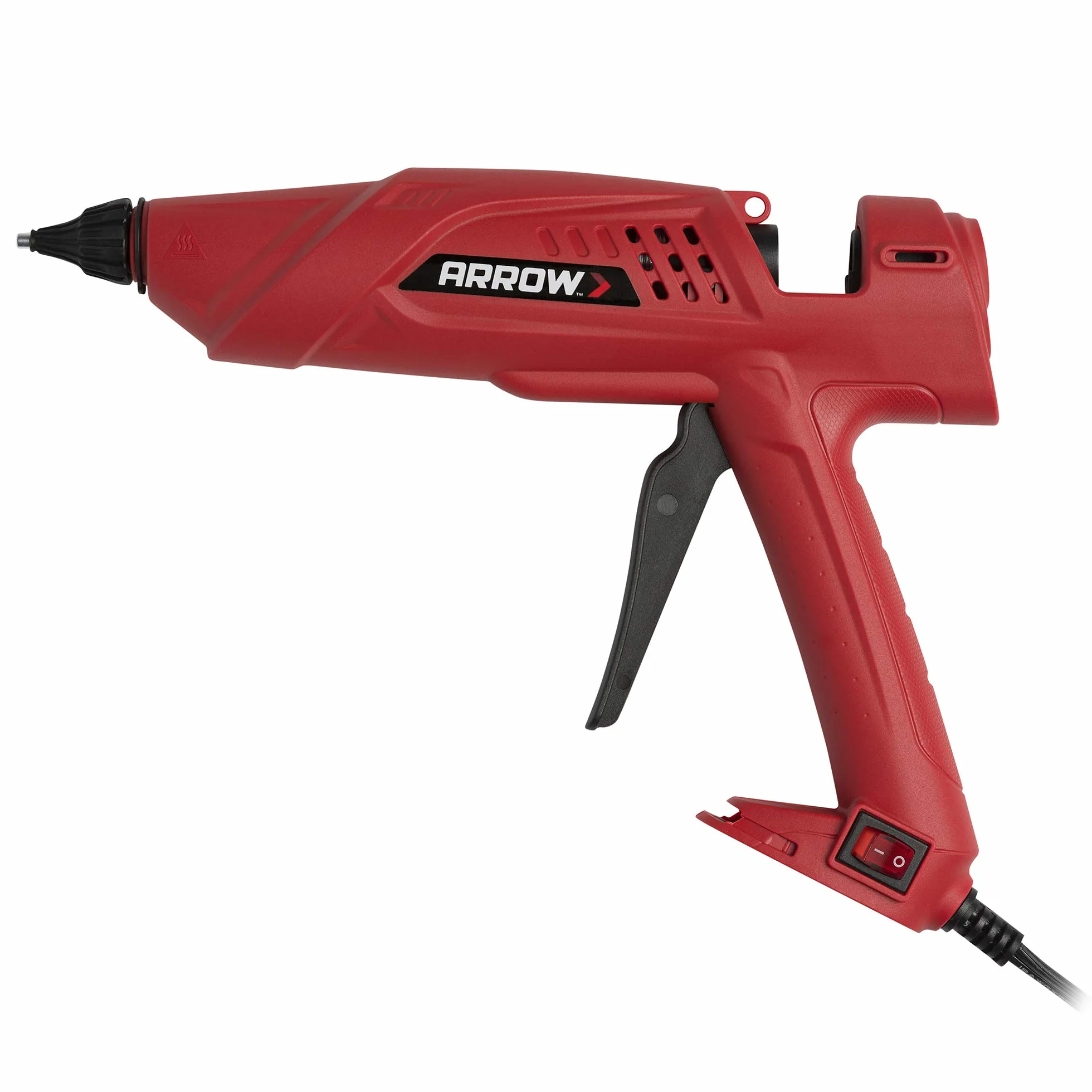 Arrow Fastener 300 W, wytrzymały, profesjonalny elektryczny pistolet do klejenia na gorąco, do rzemiosła, budownictwa i drewna, przezroczysty