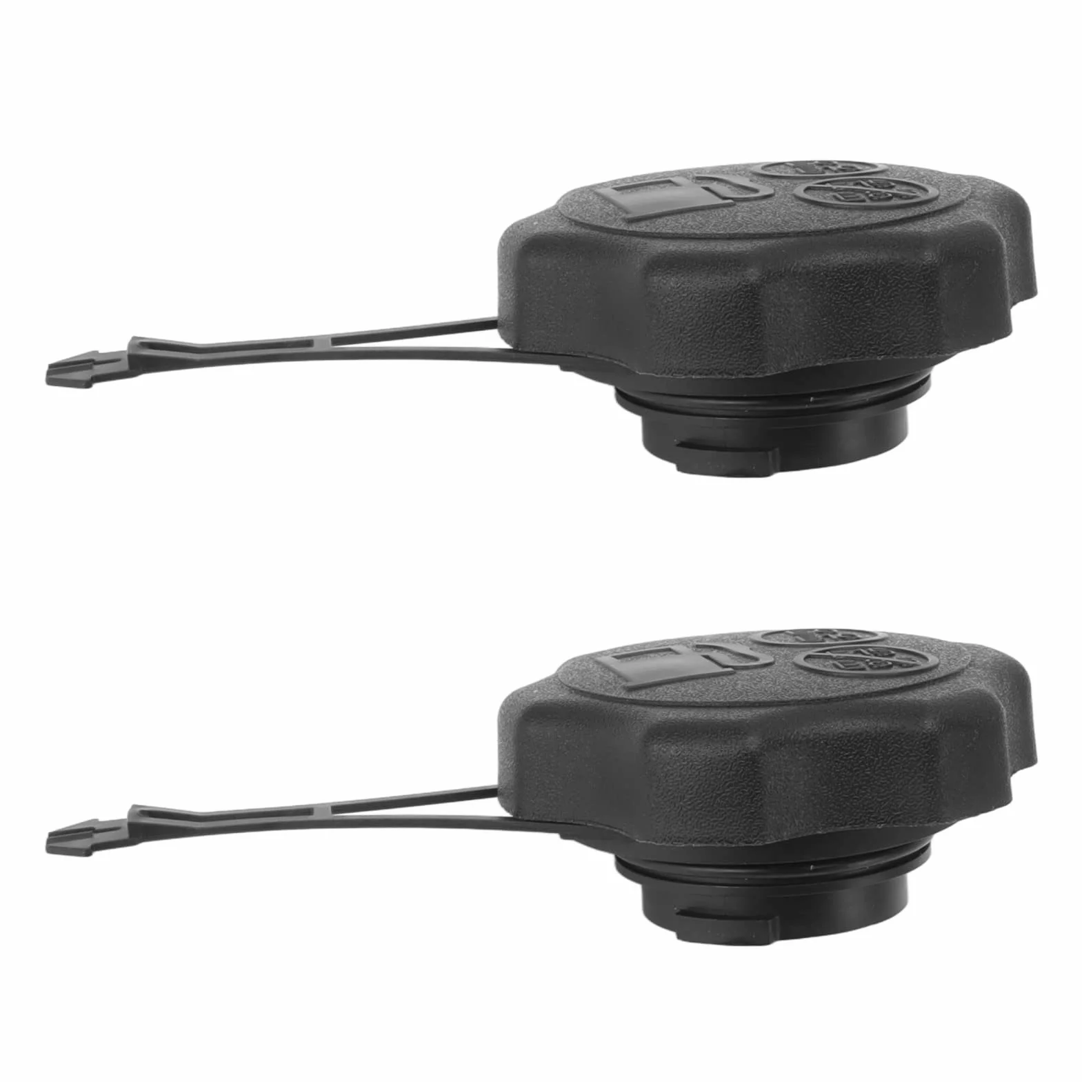 2 szt. Korek Wlewu Paliwa 594061, Korek Wlewu Paliwa Pasujący do Kosiarki Briggs and Stratton WTether 675Exi, Seria 725Exi, Kosiarka Silnikowa z pokrywą Zbiornika Paliwa na Uwięzi
