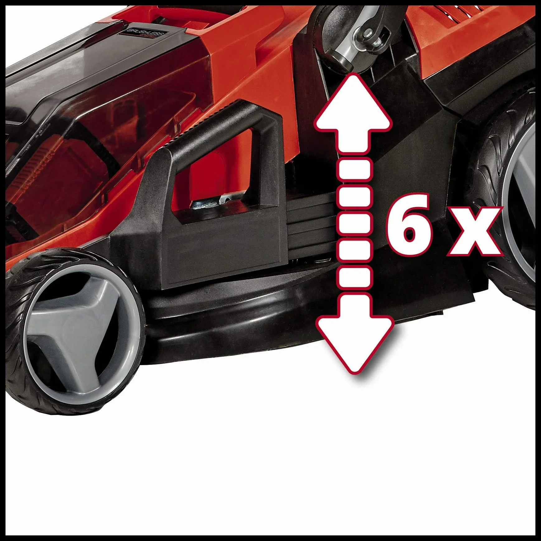 Einhell Ge-Cm 36/36 Li Kosiarka, Czarny/Czerwony, 36 cm