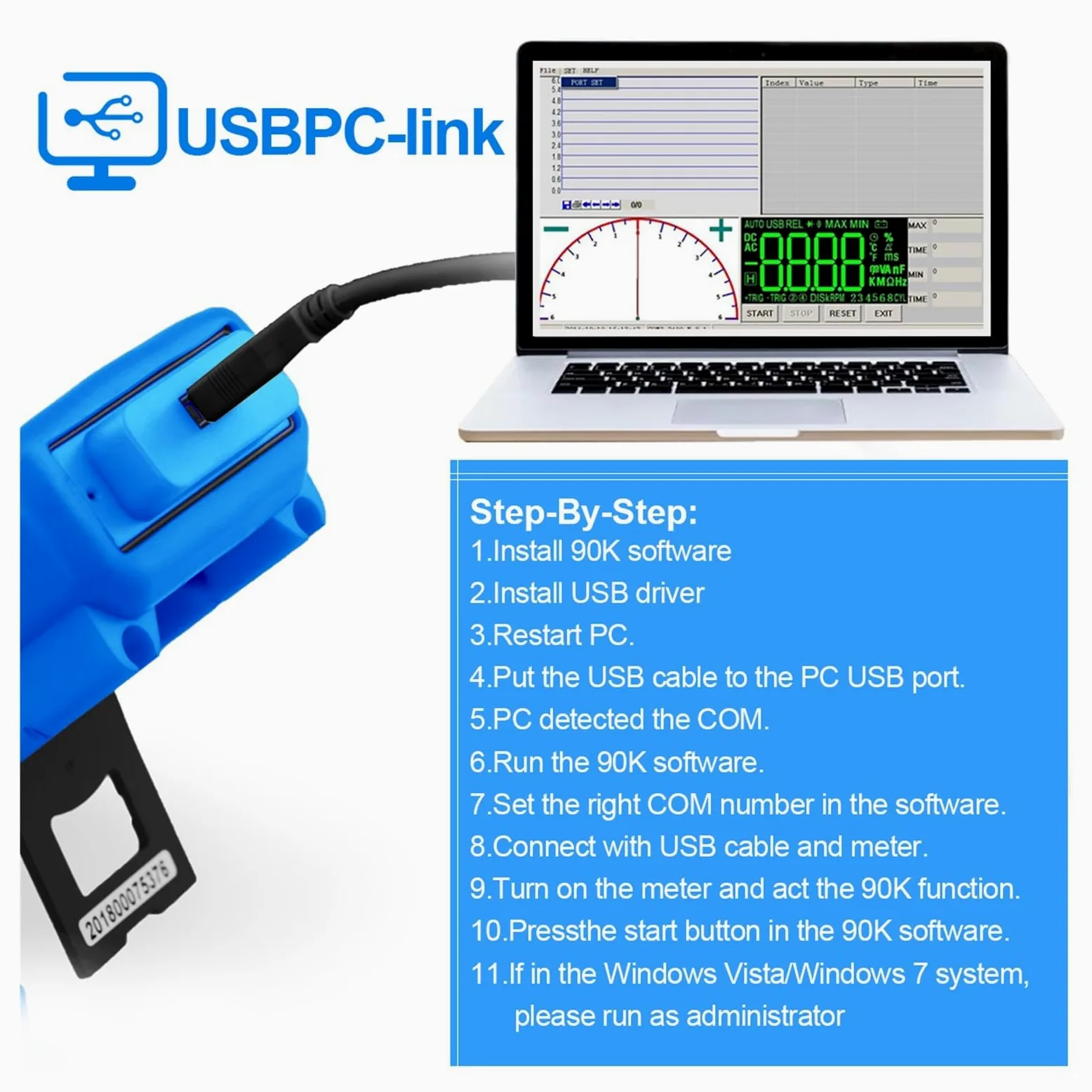 HP-90K Analizator Silnika Tester Auto Range Narzędzie Diagnostyczne Do Samochodów Z Wyjściem Danych Przez Multimetr Samochodowy USB Multimetro Szybko Dokładnie Łatwy Odczyt