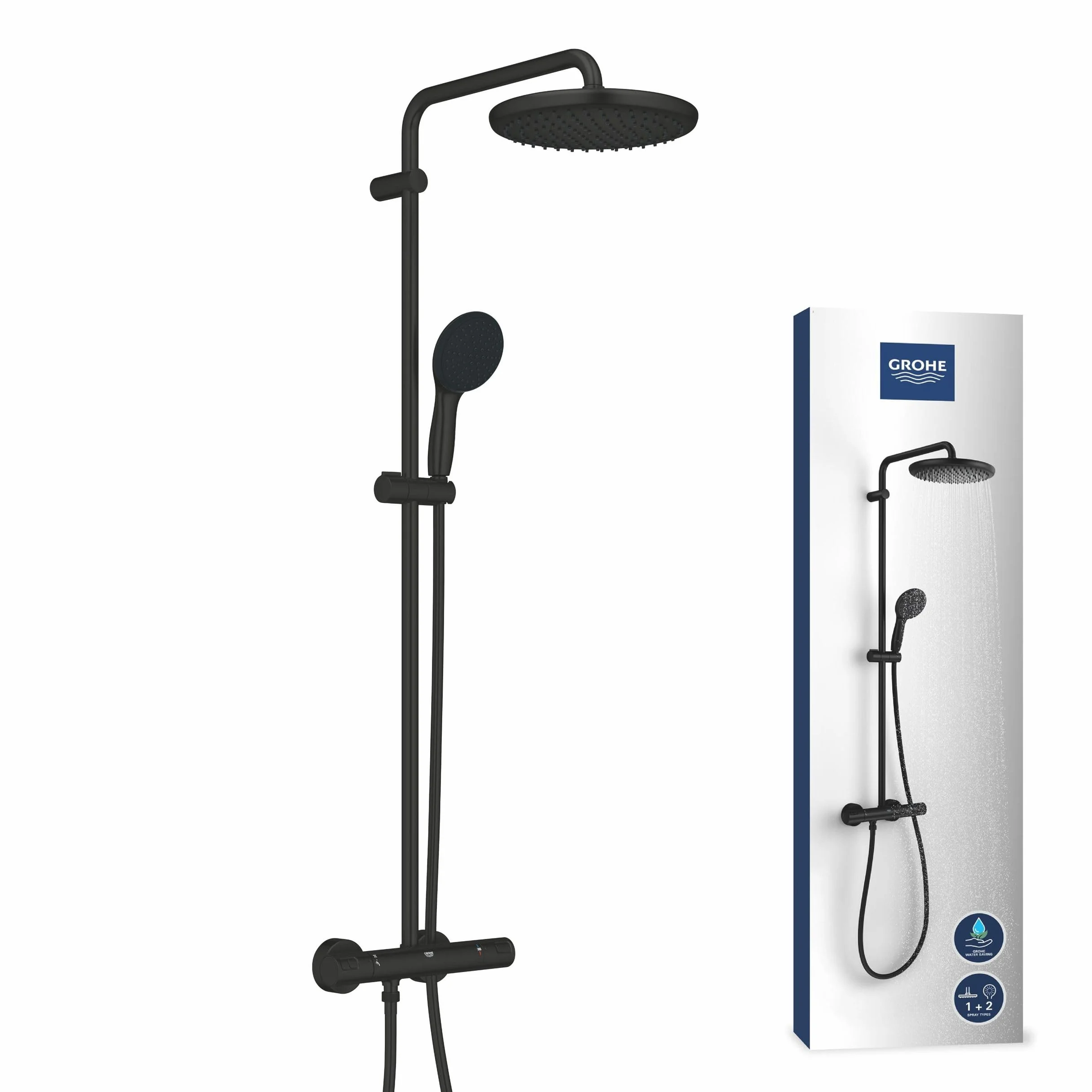 Grohe Vitalio 250 system prysznicowy oszczędzający wodę 8 l na min