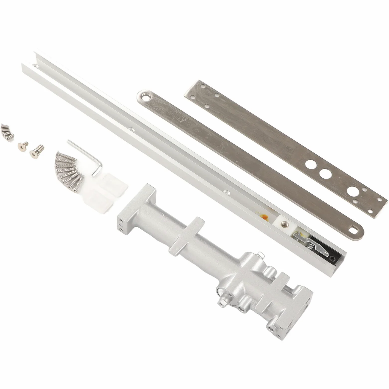 Hydrauliczny samozamykacz do drzwi, regulowany cichy przełącznik prędkości do bezpiecznego zamykania, komercyjny samozamykacz do hoteli, pensjonatów, biur, odlew aluminiowy