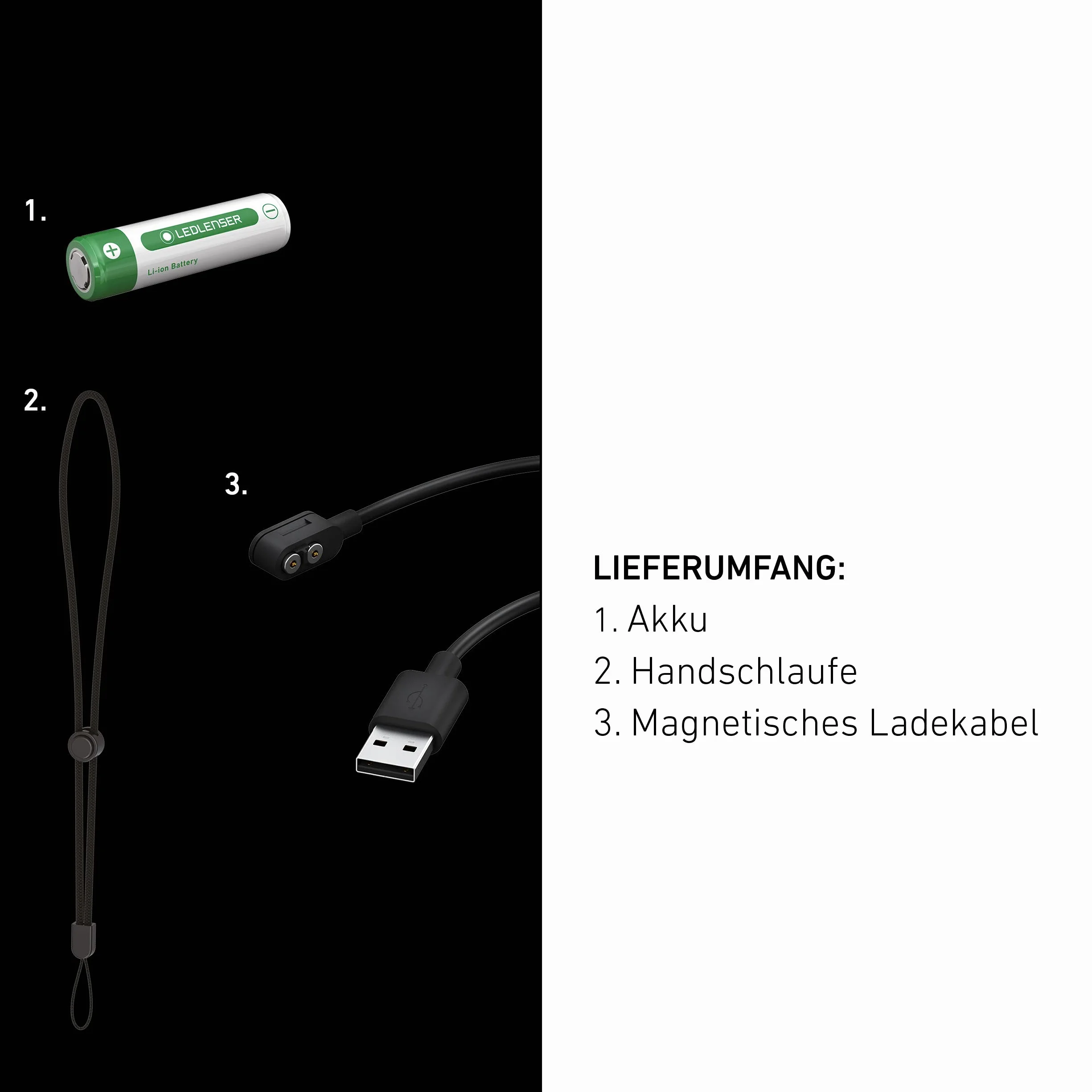 Ledlenser P7R Core Allround latarka LED, 1400 lumenów, ładowana akumulatorem litowym typu 21700, wodoodporność IP68, z możliwością ogniskowania, 300 m, stałe światło, magnetyczny kabel ładujący USB