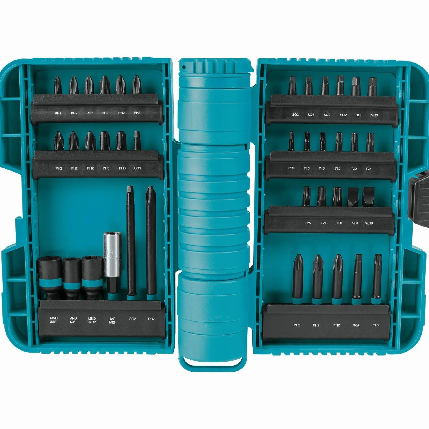 Makita A-98332 40 szt. zestaw bitów sterownika ImpactX, kolor morski