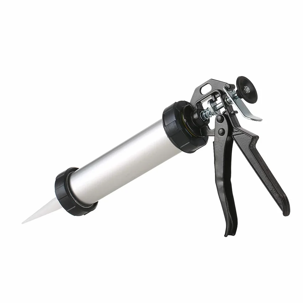 Pistolet do uszczelniania ze stopu aluminium 300 ml, pistolet do klejenia szkła Elastyczny pistolet do miękkiego silikonu do majsterkowania
