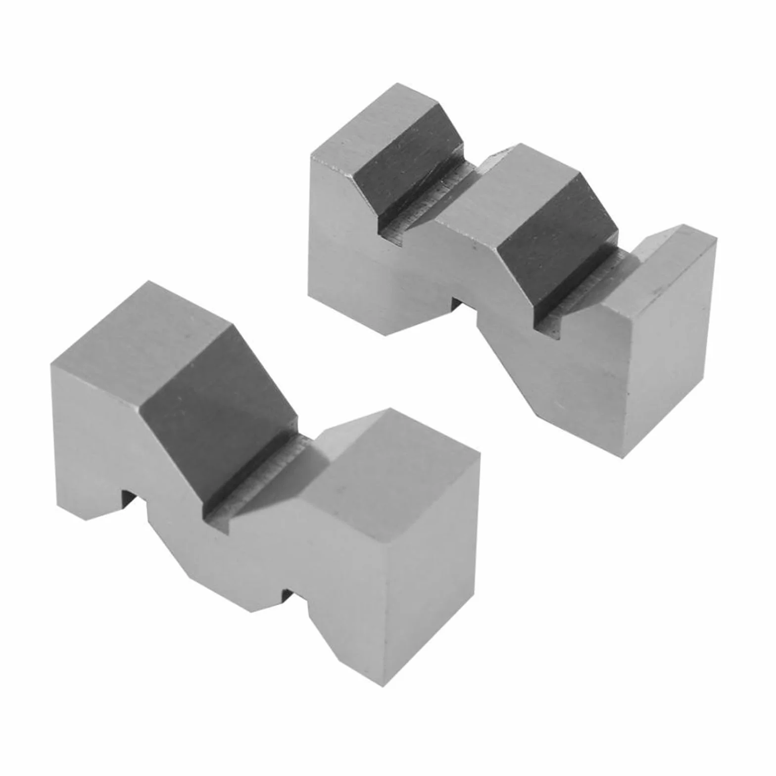 Płytki wzorcowe, 2 szt. Wysoka dokładność blok typu V ze stali węglowej M 50mm do narzędzia pomiarowego platformy, blok kątowy miernika, precyzyjny mechanik linijki(75mm)