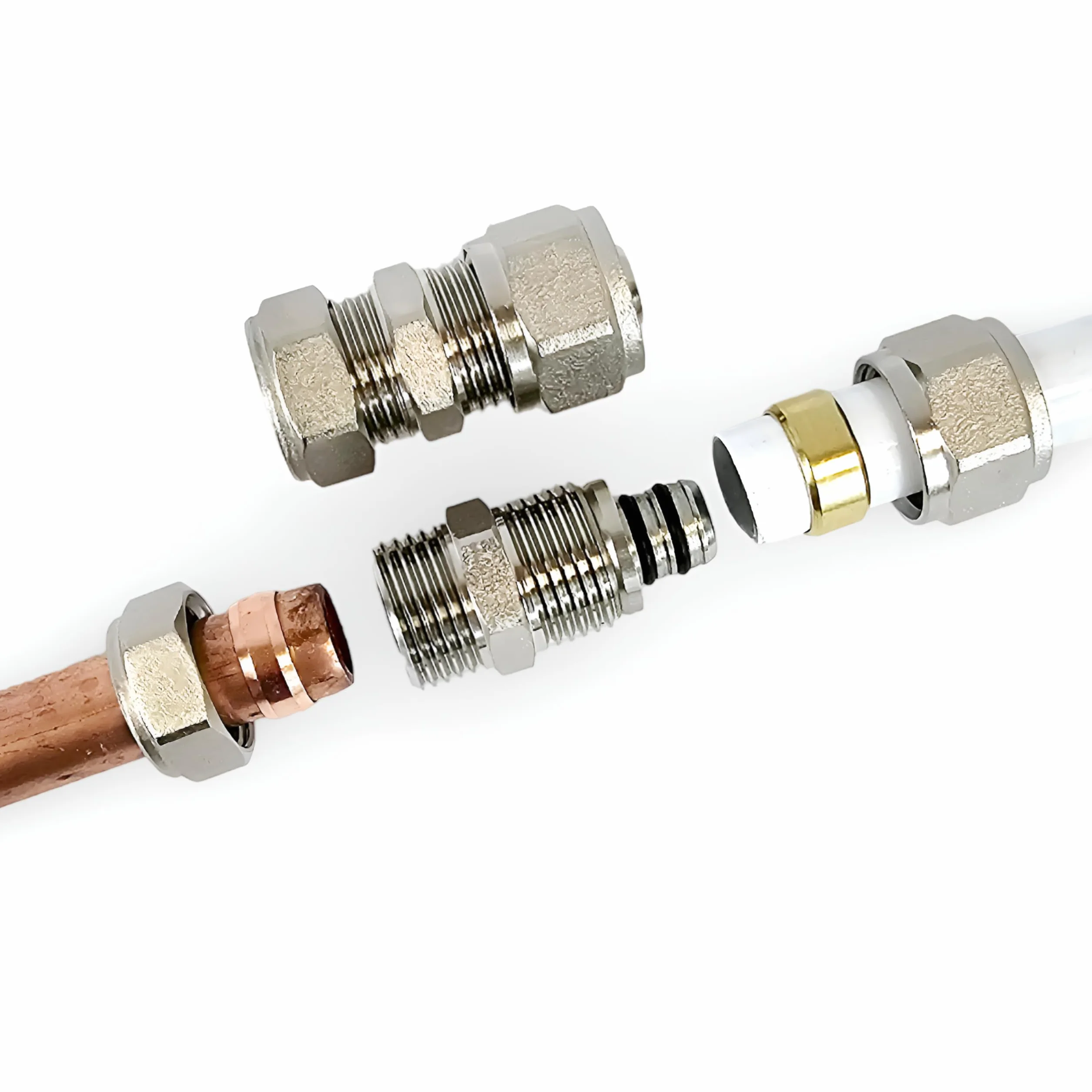 Adapter przejściówka PEX-CU 16x15 mm rura PEX na rurę miedzianą